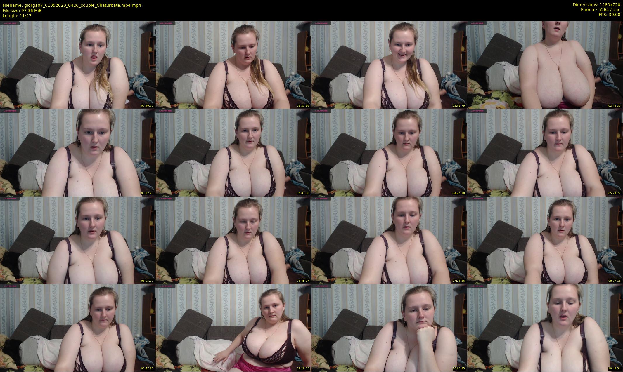 giorg107 — 12 minute Chaturbate couple cam show recording, 720p, May 1, 2020