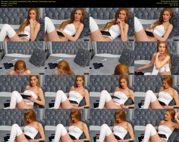 hornygirllx — 28 minute Chaturbate female cam show recording, 480p, May 1, 2020