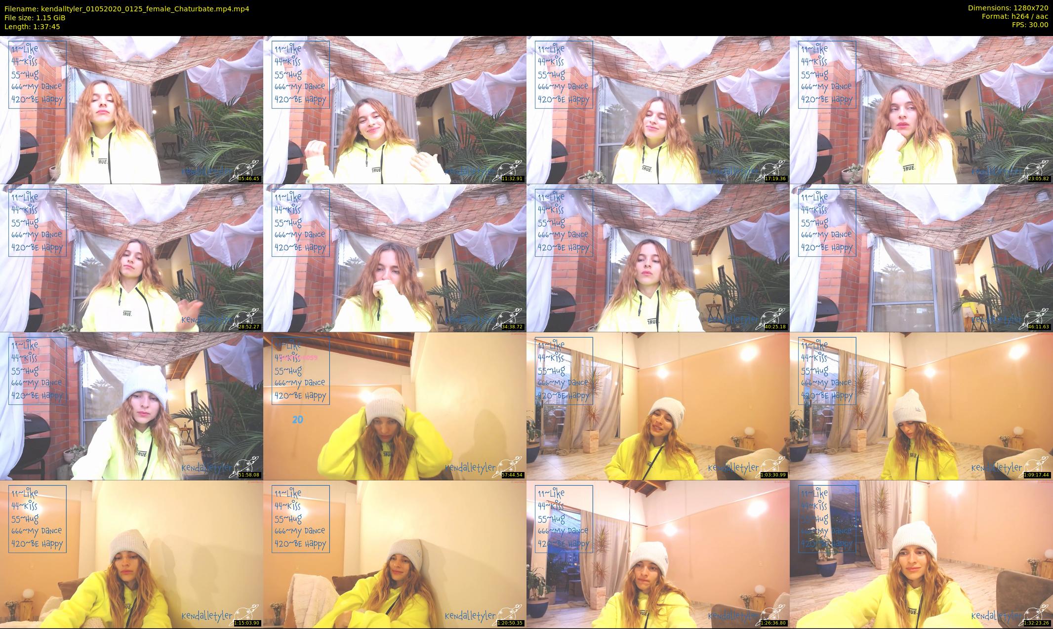 kendalltyler — 98 minute Chaturbate female cam show recording, 720p, May 1, 2020