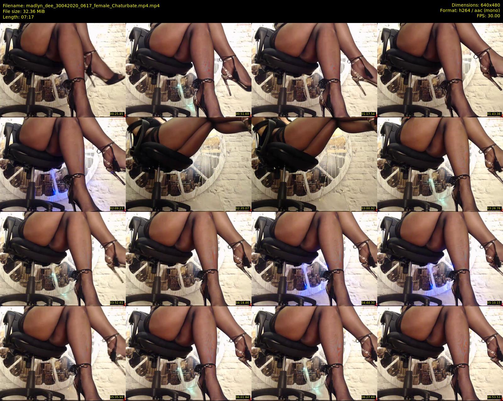 madlyn_dee — 8 minute Chaturbate female cam show recording, 480p, Apr 30, 2020