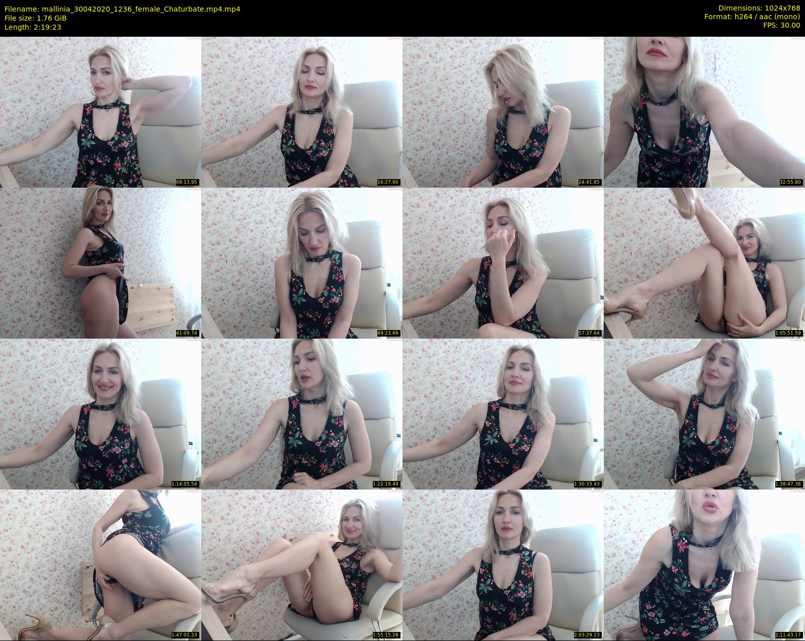 mallinia — 140 minute Chaturbate female cam show recording, 720p, Apr 30, 2020