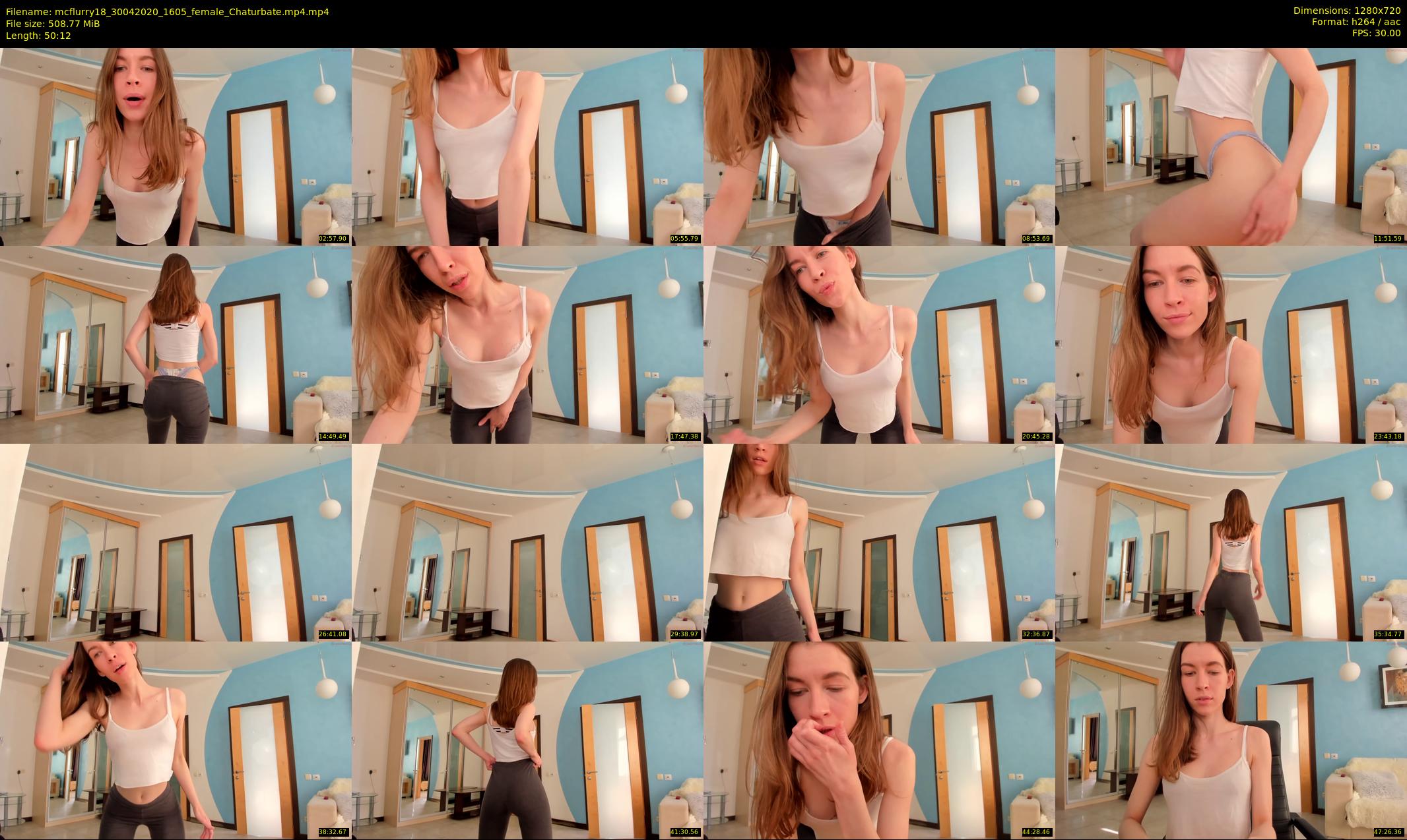 mcflurry18 — 51 minute Chaturbate female cam show recording, 720p, Apr 30, 2020