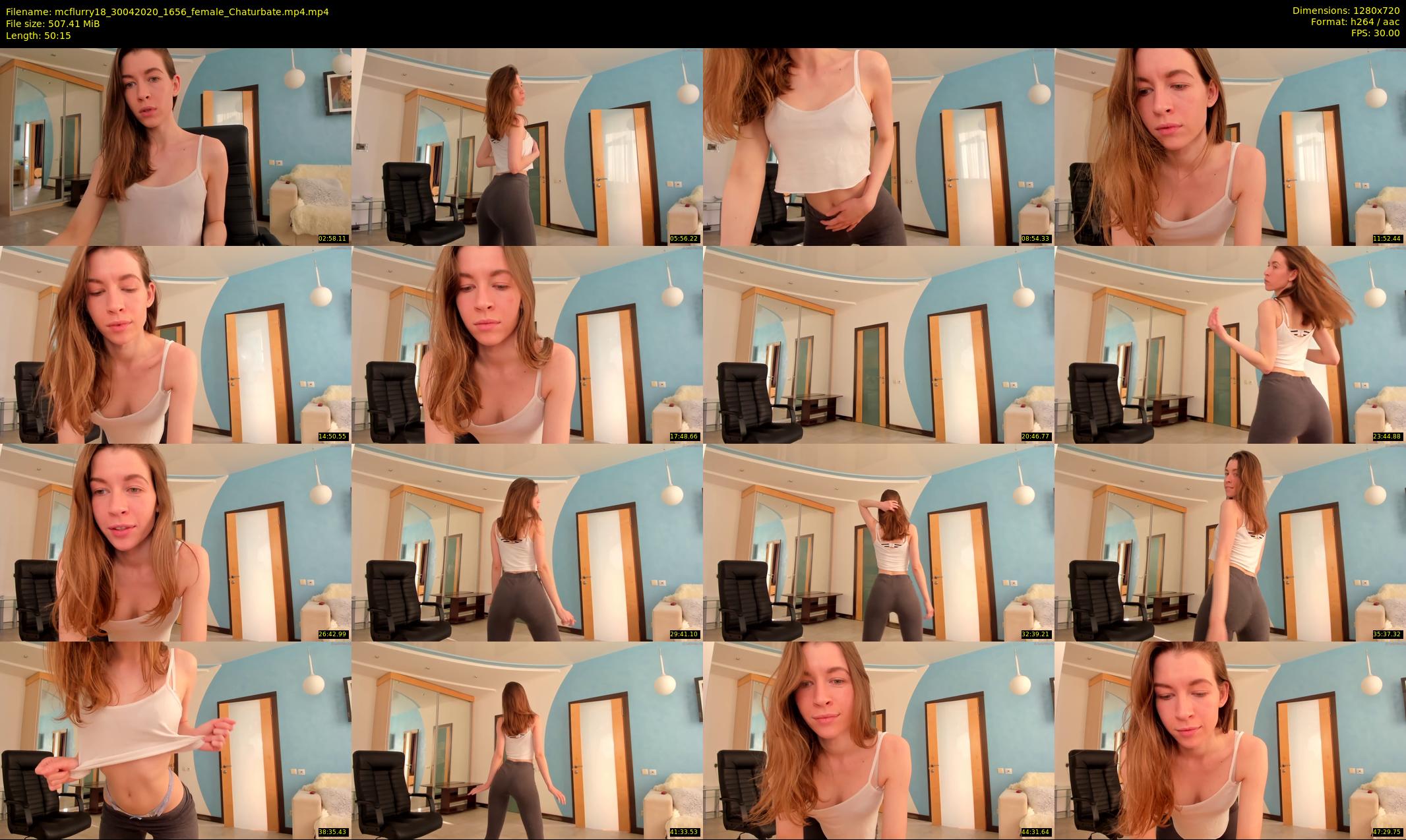 mcflurry18 — 51 minute Chaturbate female cam show recording, 720p, Apr 30, 2020