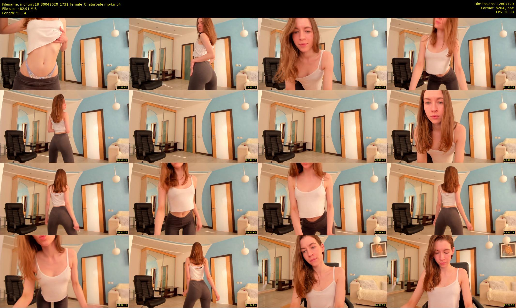 mcflurry18 — 51 minute Chaturbate female cam show recording, 720p, Apr 30, 2020