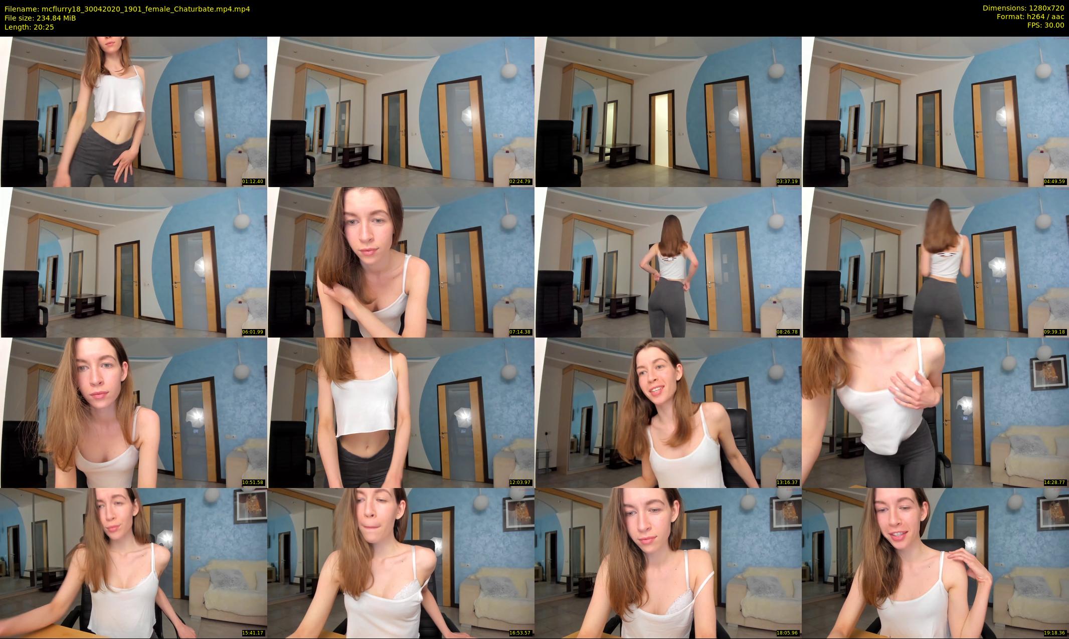 mcflurry18 — 21 minute Chaturbate female cam show recording, 720p, Apr 30, 2020