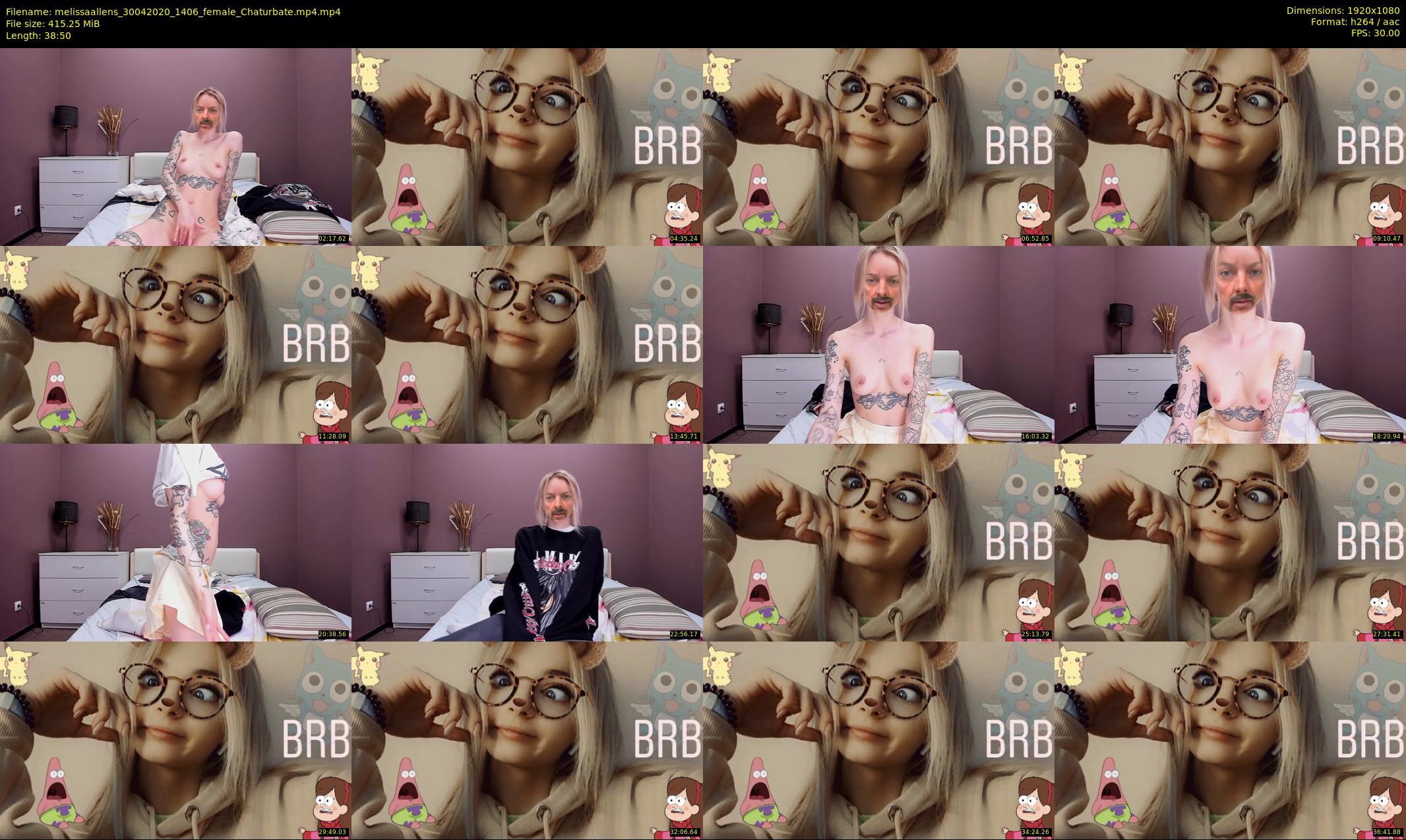 melissaallens — 39 minute Chaturbate female cam show recording, 1080p, Apr 30, 2020