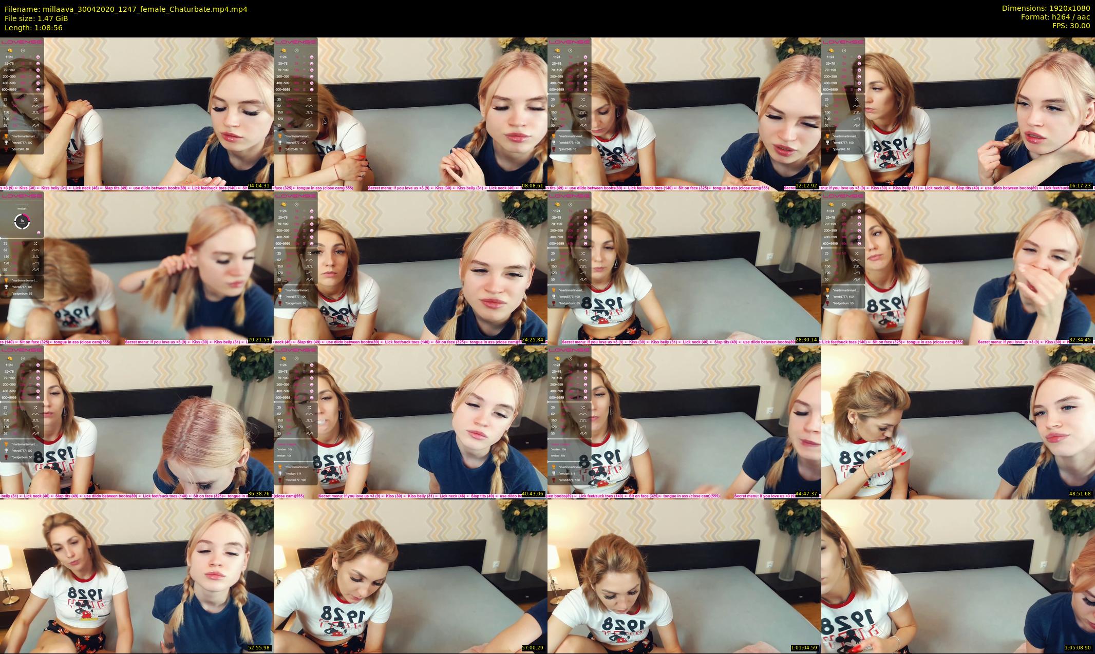 millaava — 69 minute Chaturbate female cam show recording, 1080p, Apr 30, 2020