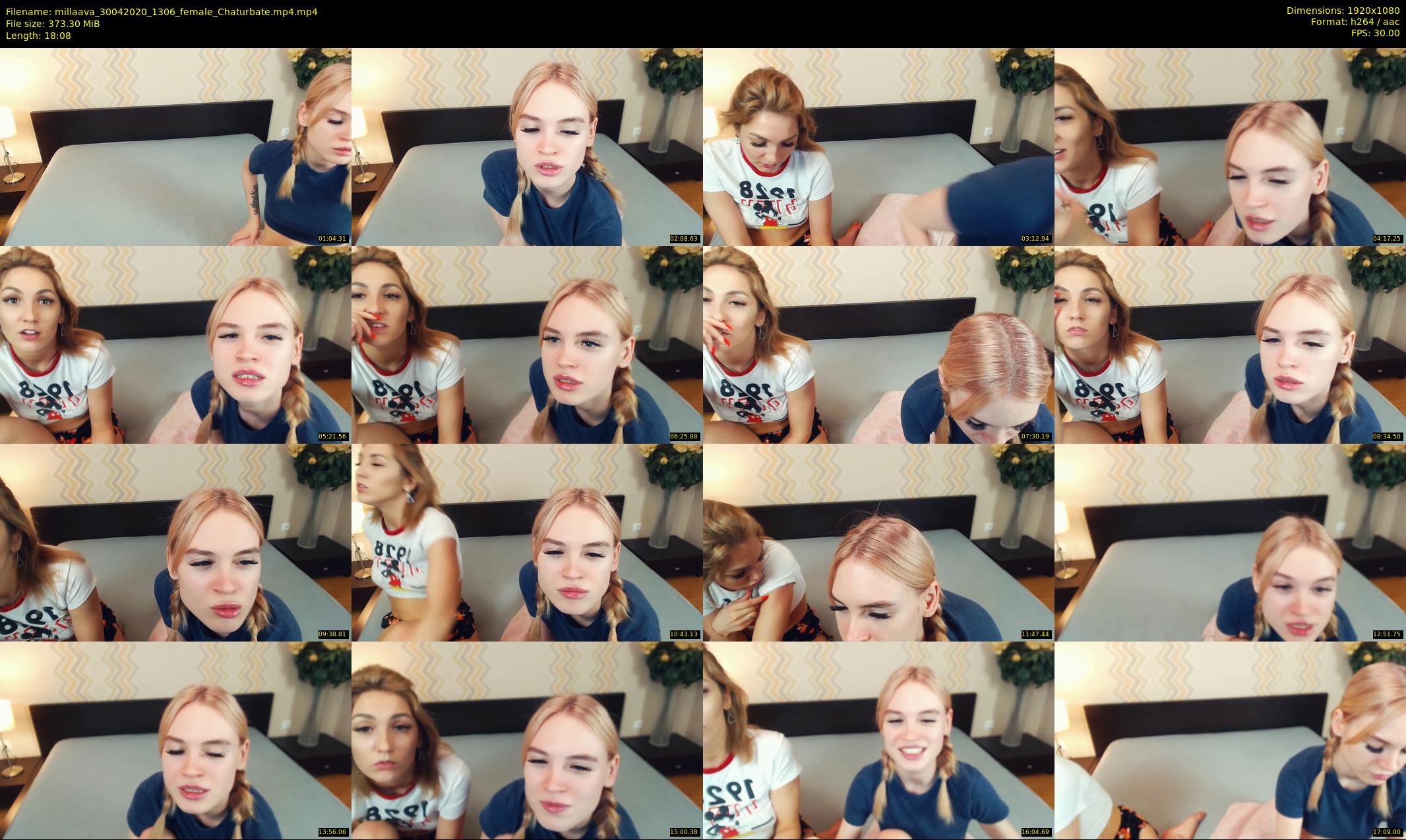 millaava — 19 minute Chaturbate female cam show recording, 1080p, Apr 30, 2020