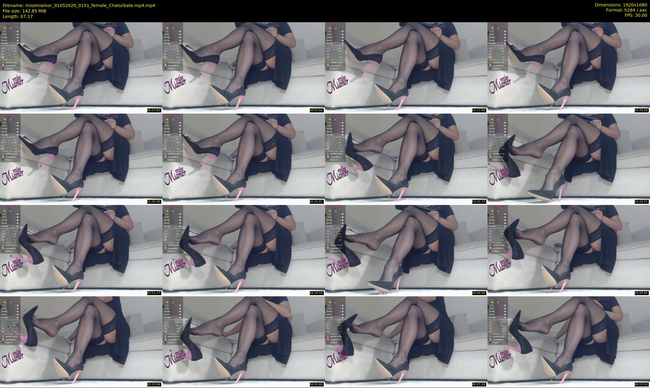 missmiamor — 8 minute Chaturbate female cam show recording, 1080p, May 1, 2020