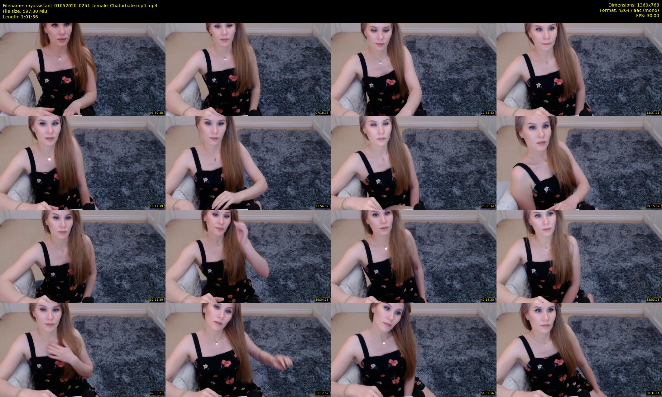 myassistant — 62 minute Chaturbate female cam show recording, 720p, May 1, 2020