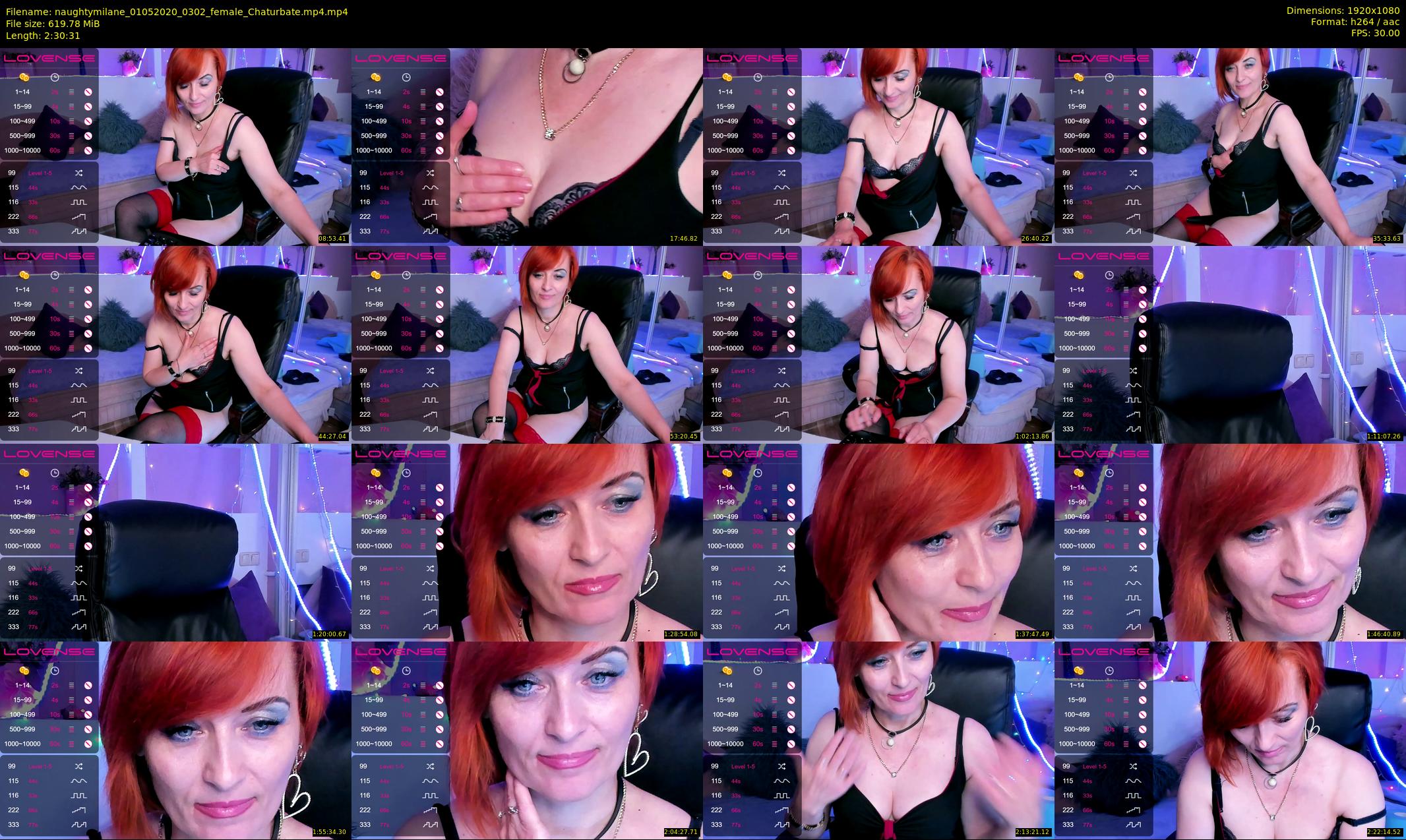 naughtymilane — 151 minute Chaturbate female cam show recording, 1080p, May 1, 2020