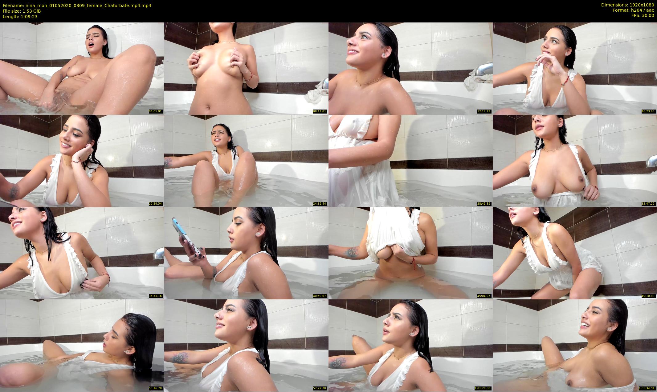 nina_mon — 70 minute Chaturbate female cam show recording, 1080p, May 1, 2020