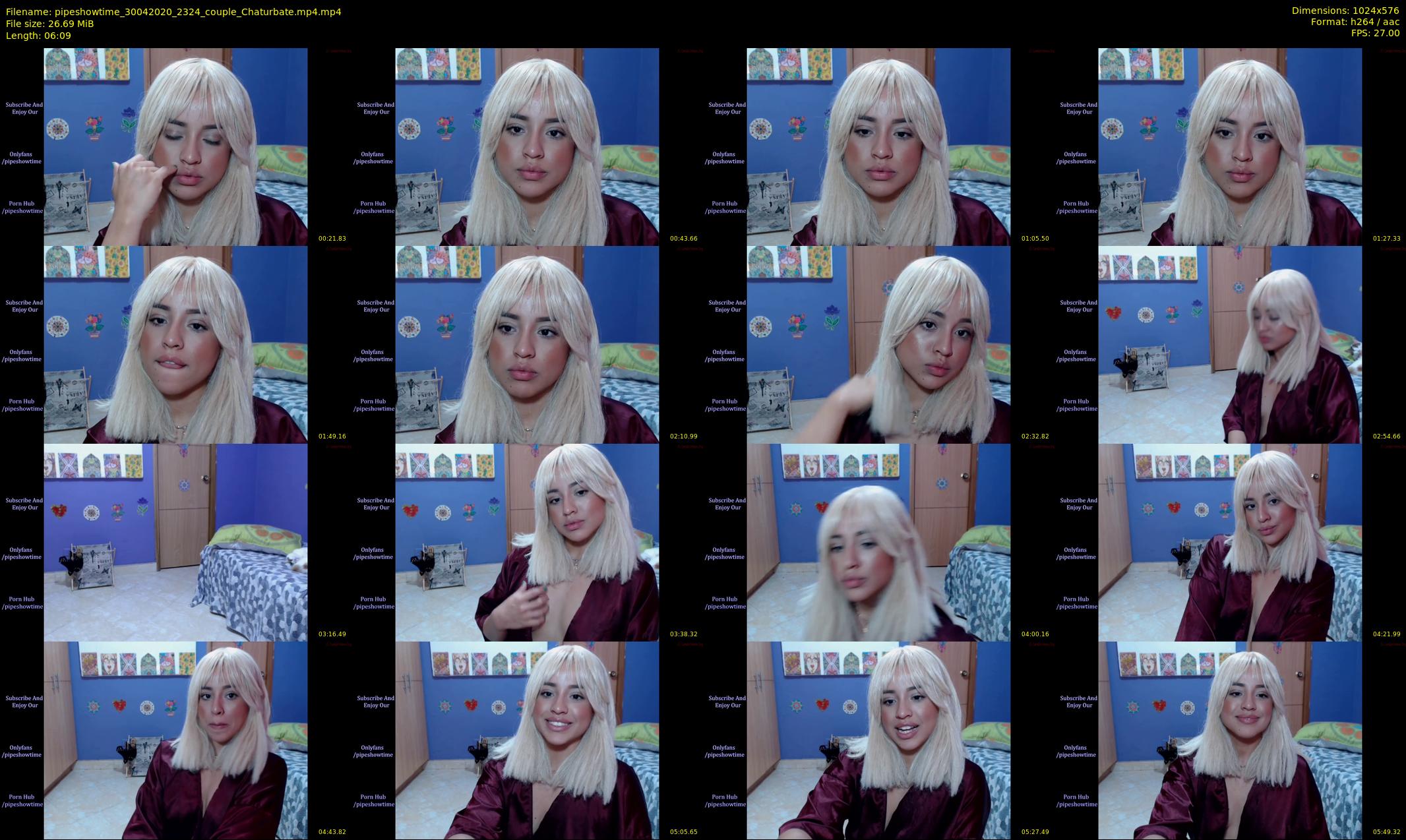 pipeshowtime — 7 minute Chaturbate couple cam show recording, 480p, Apr 30, 2020