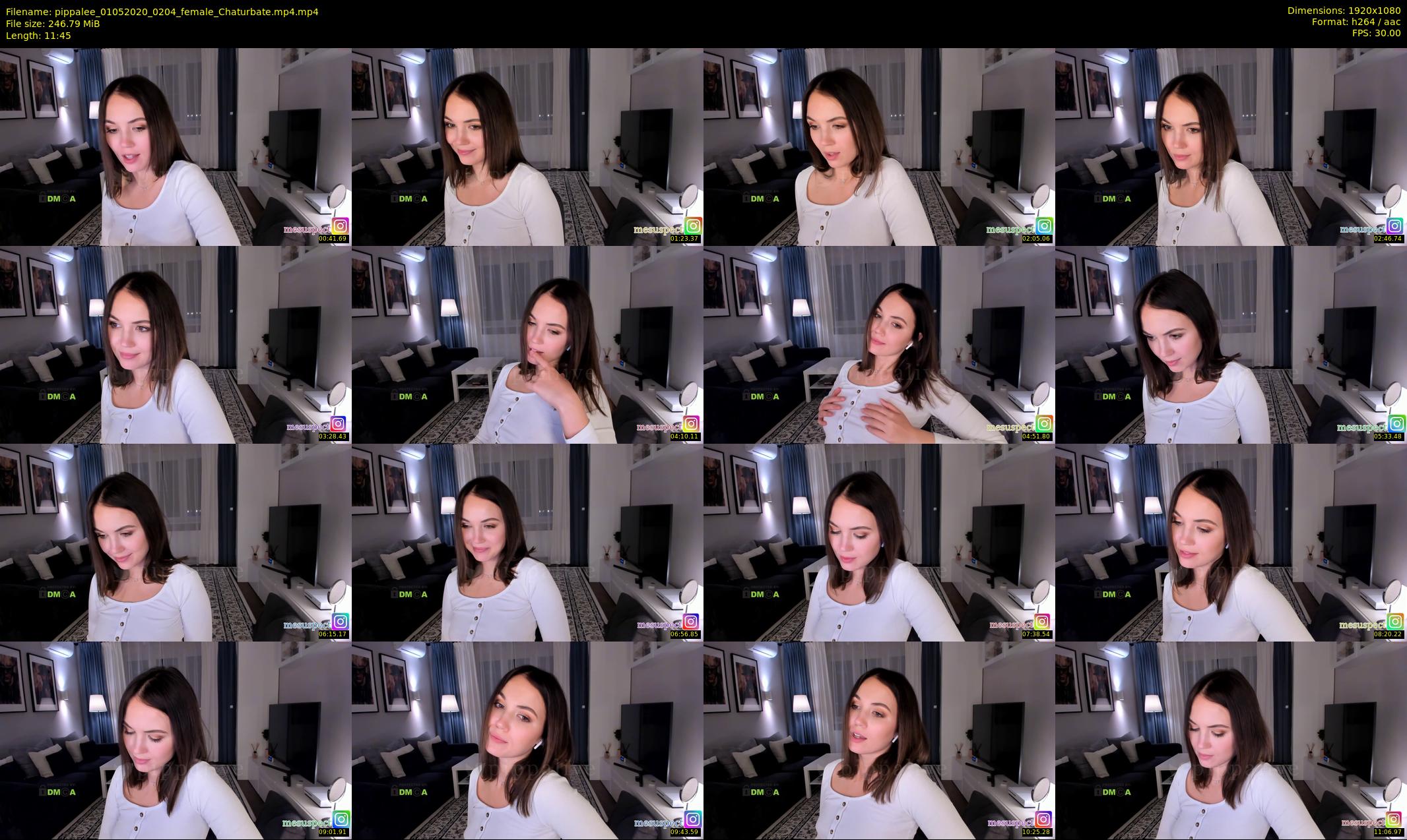 pippalee — 12 minute Chaturbate female cam show recording, 1080p, May 1, 2020