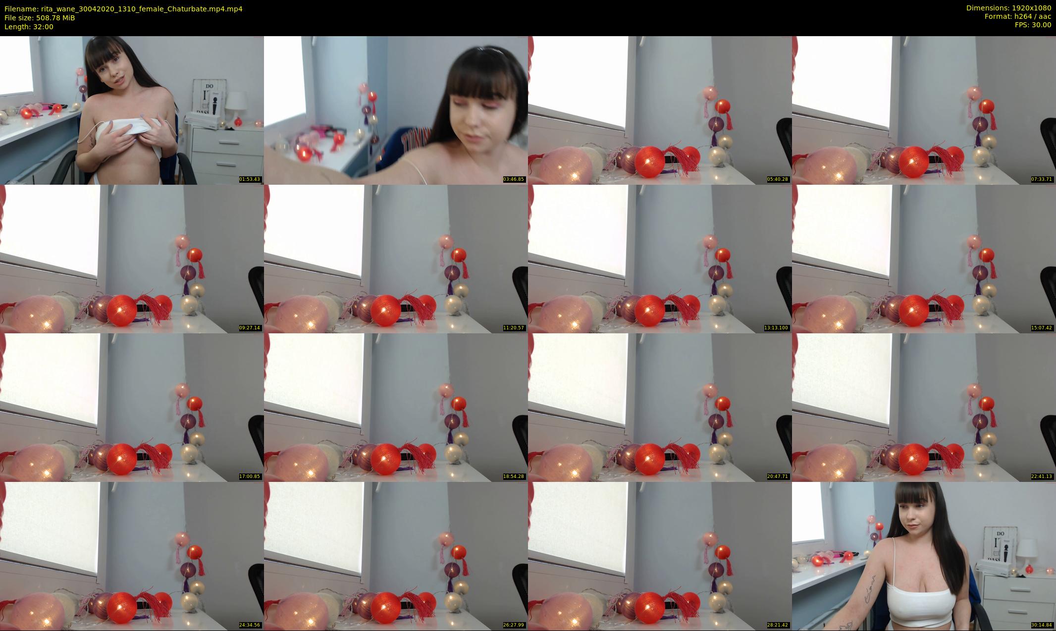 rita_wane — 32 minute Chaturbate female cam show recording, 1080p, Apr 30, 2020