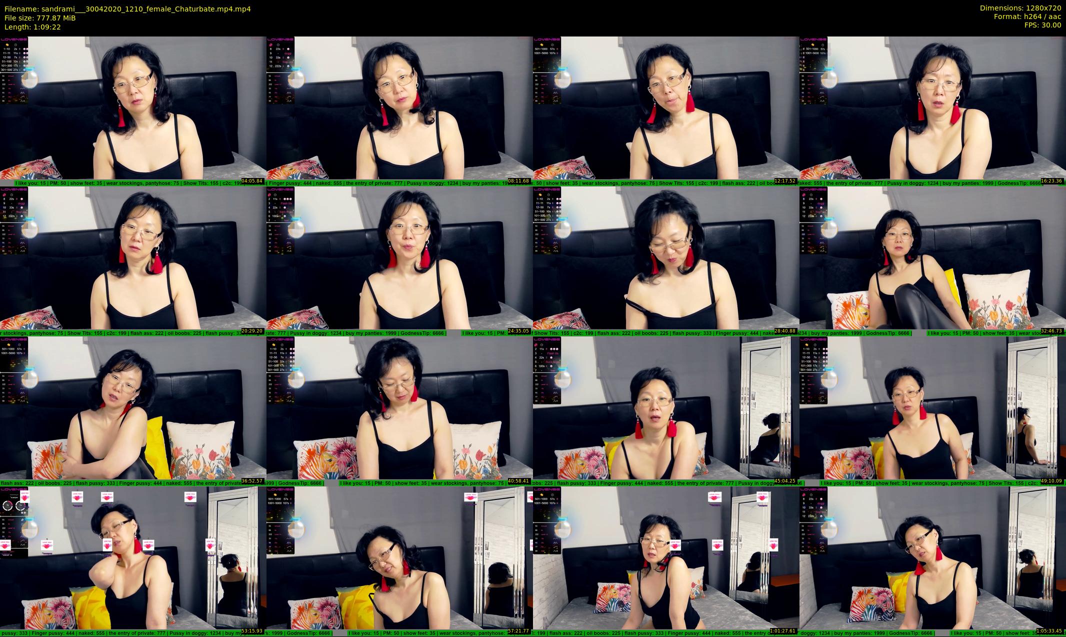 sandrami__ — 70 minute Chaturbate female cam show recording, 720p, Apr 30, 2020