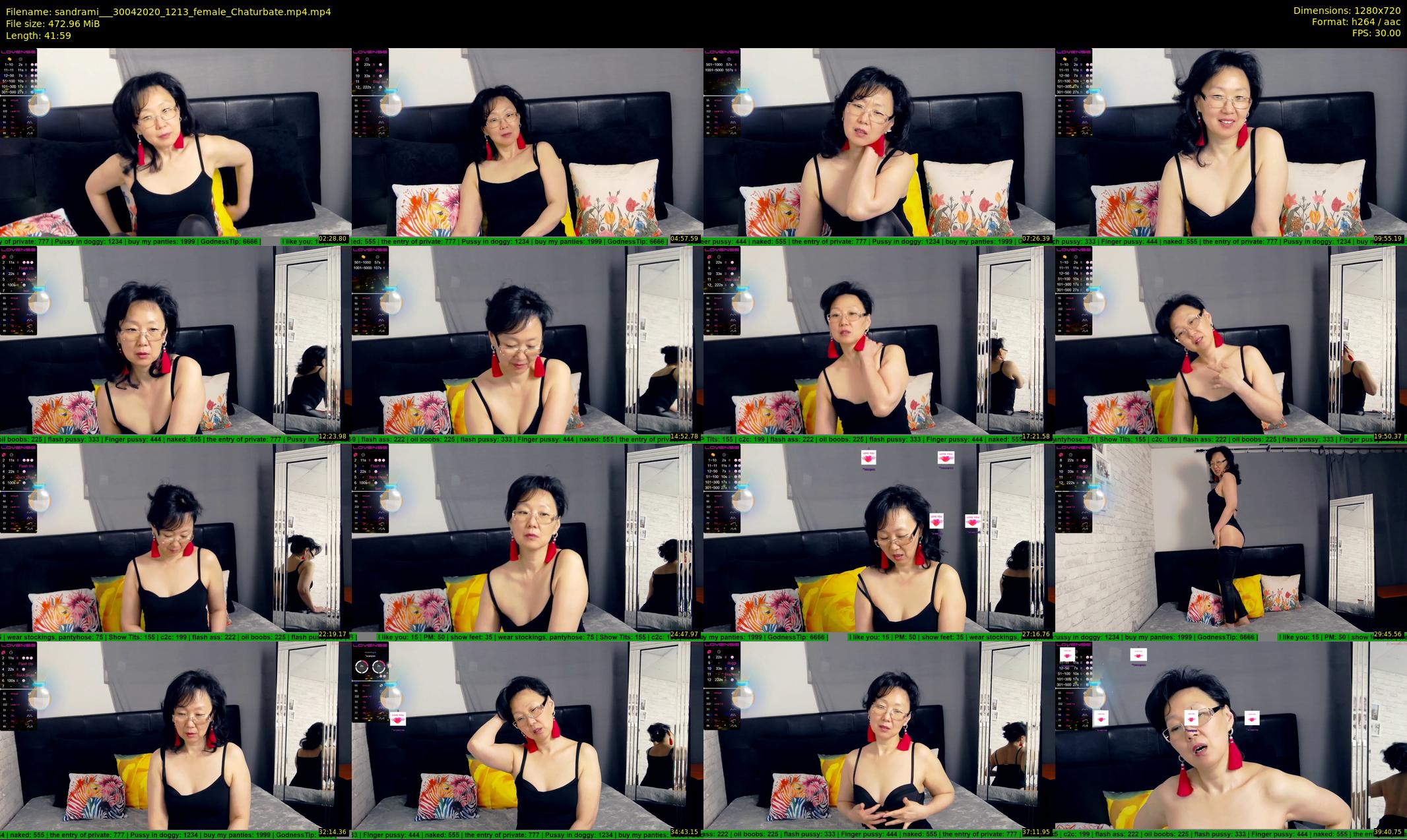 sandrami__ — 42 minute Chaturbate female cam show recording, 720p, Apr 30, 2020