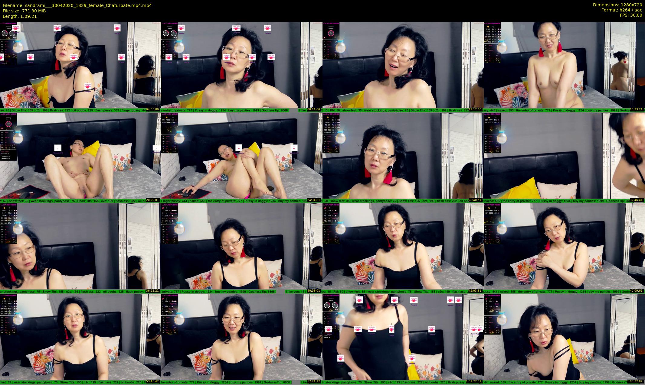 sandrami__ — 70 minute Chaturbate female cam show recording, 720p, Apr 30, 2020