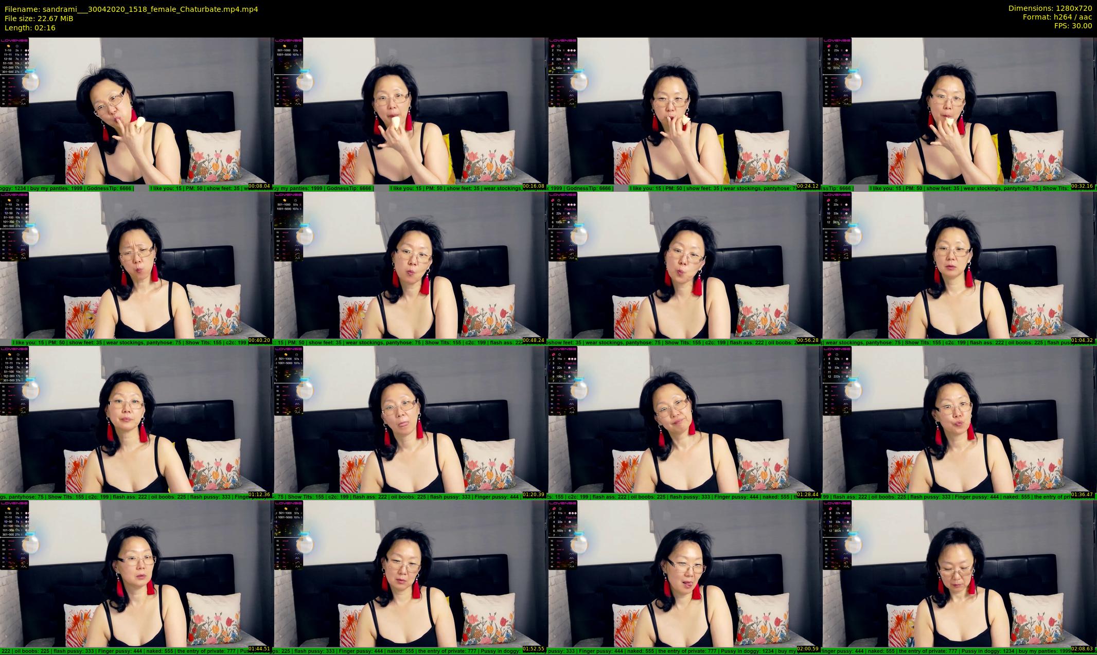 sandrami__ — 3 minute Chaturbate female cam show recording, 720p, Apr 30, 2020