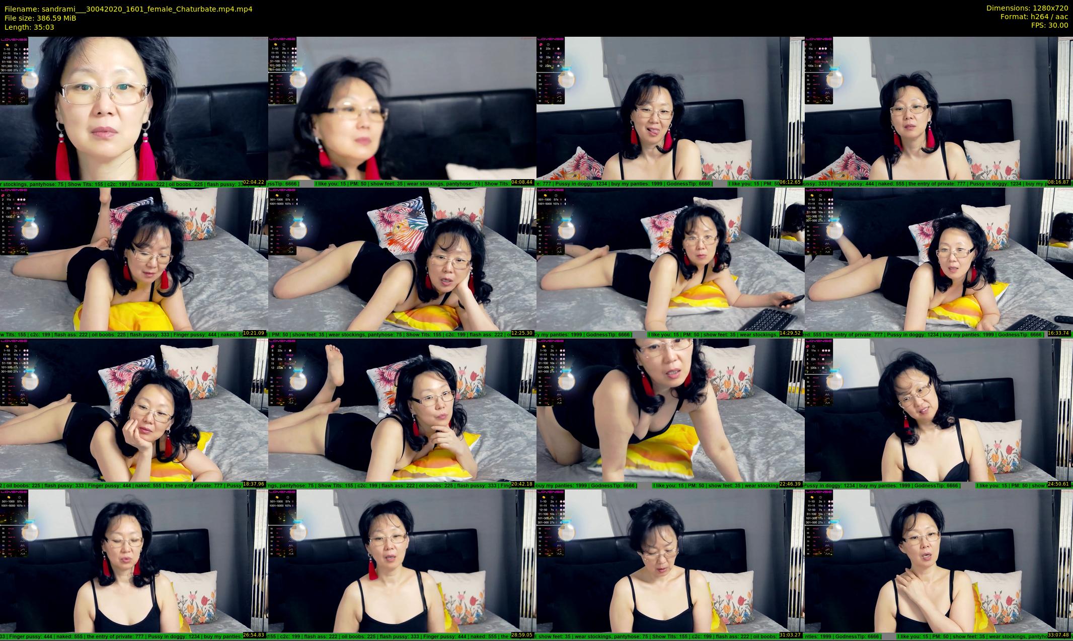 sandrami__ — 36 minute Chaturbate female cam show recording, 720p, Apr 30, 2020