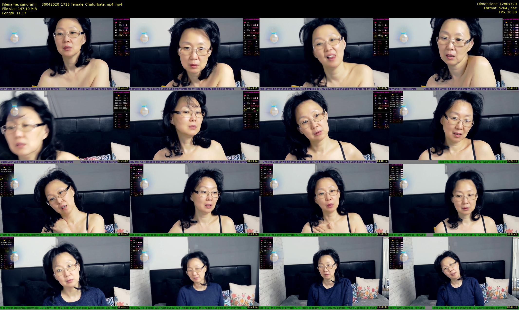 sandrami__ — 12 minute Chaturbate female cam show recording, 720p, Apr 30, 2020