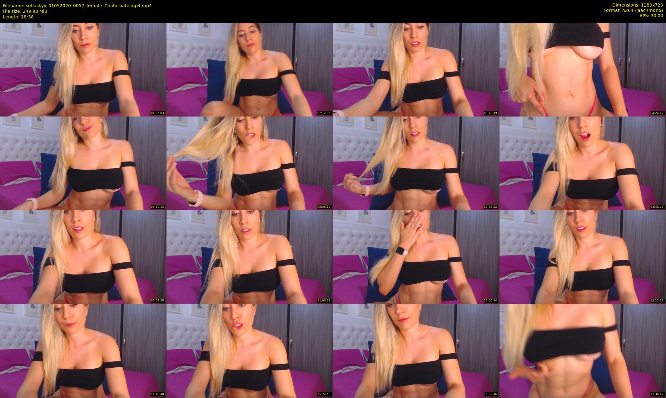 sofiaskyy — 19 minute Chaturbate female cam show recording, 720p, May 1, 2020