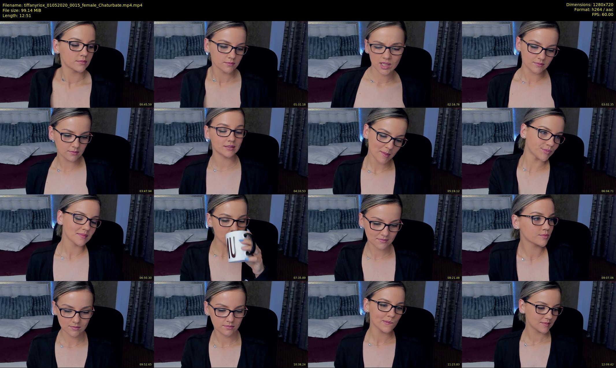 tiffanyriox — 13 minute Chaturbate female cam show recording, 720p, May 1, 2020