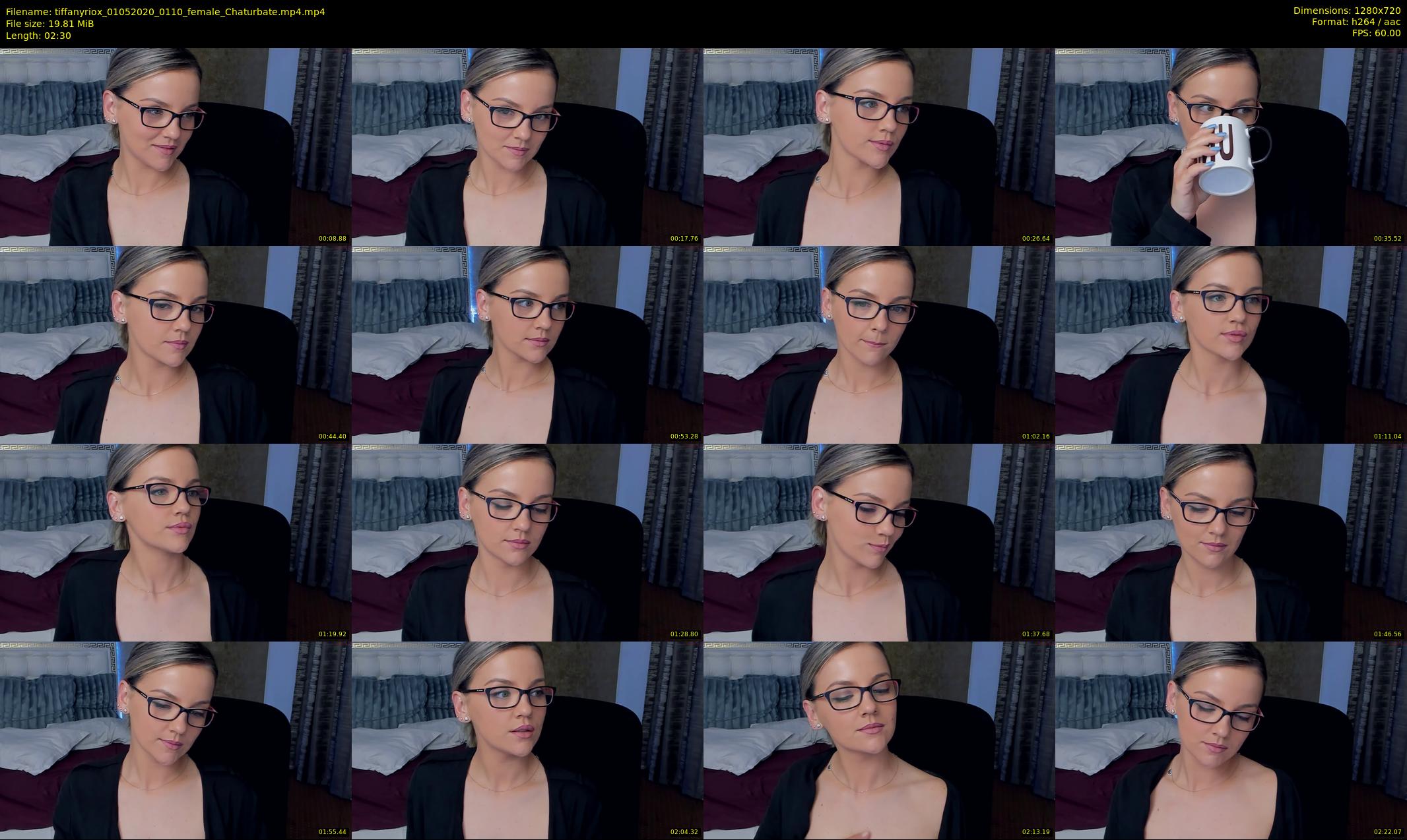 tiffanyriox — 3 minute Chaturbate female cam show recording, 720p, May 1, 2020