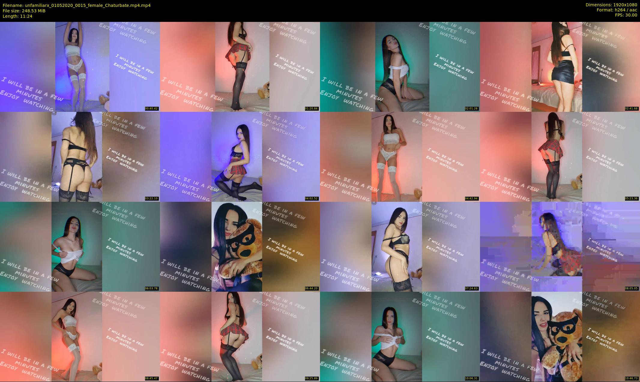 unfamiliarx — 12 minute Chaturbate female cam show recording, 1080p, May 1, 2020