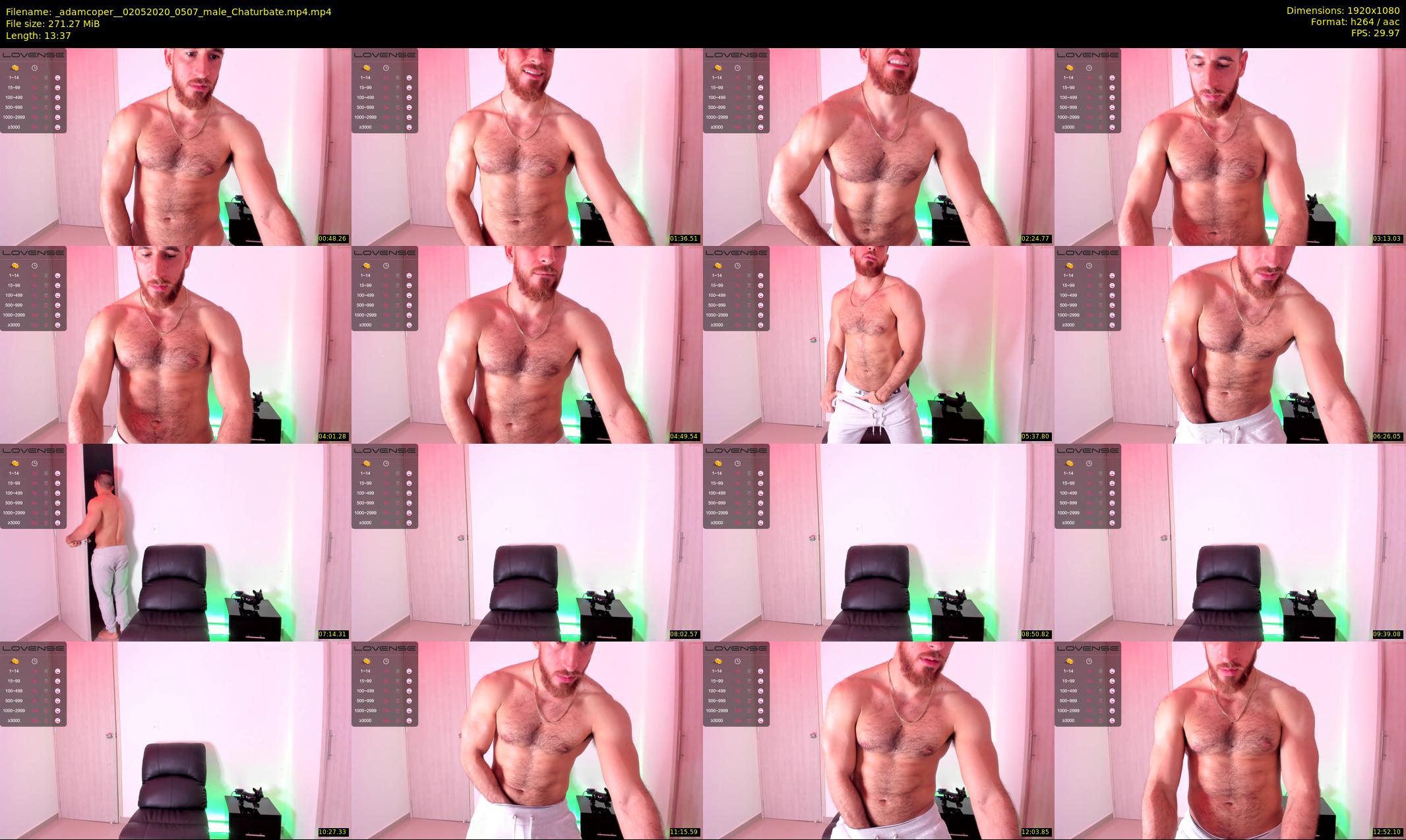 _adamcoper_ — 14 minute Chaturbate male cam show recording, 1080p, May 2, 2020