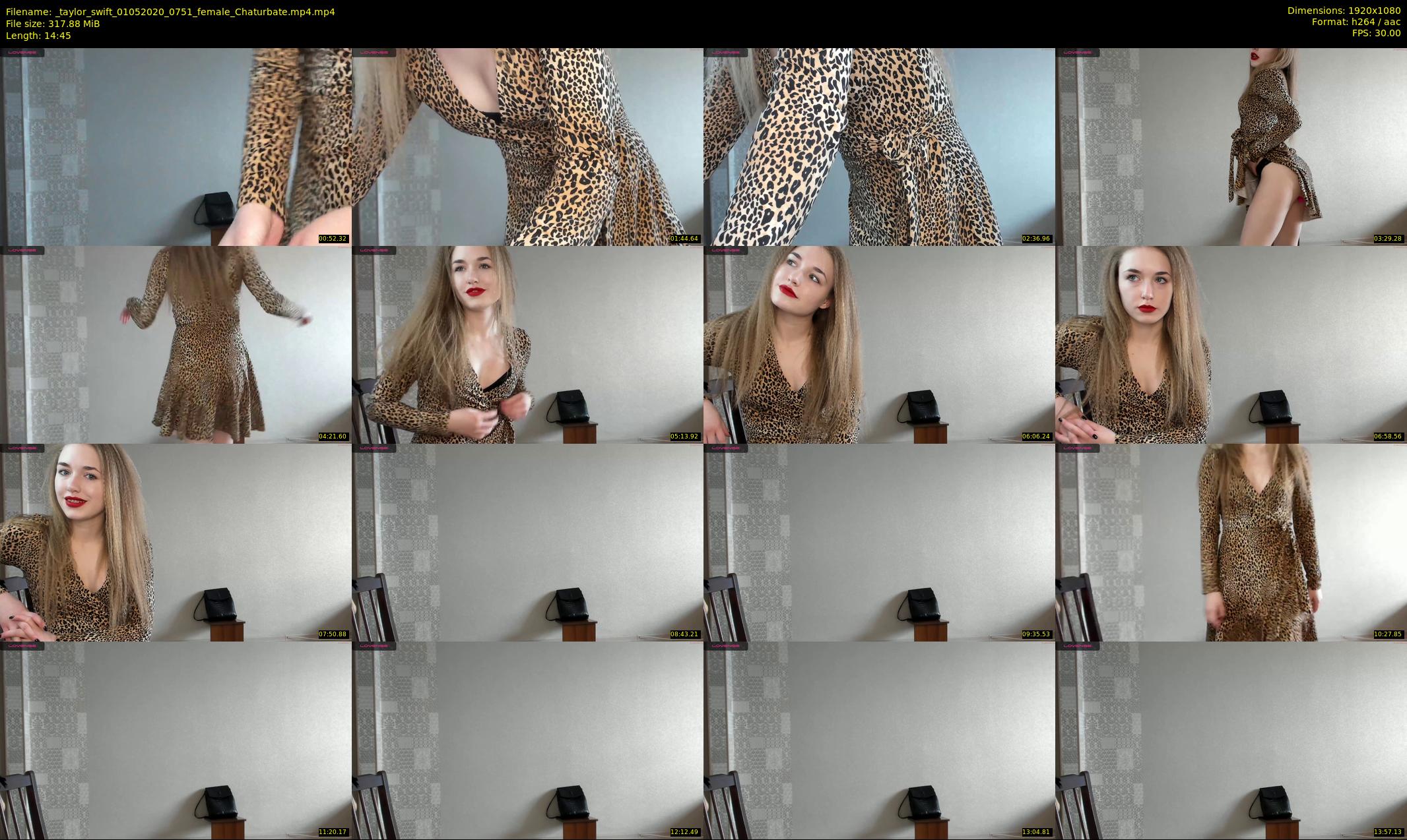 _taylor_swift — 15 minute Chaturbate female cam show recording, 1080p, May 1, 2020
