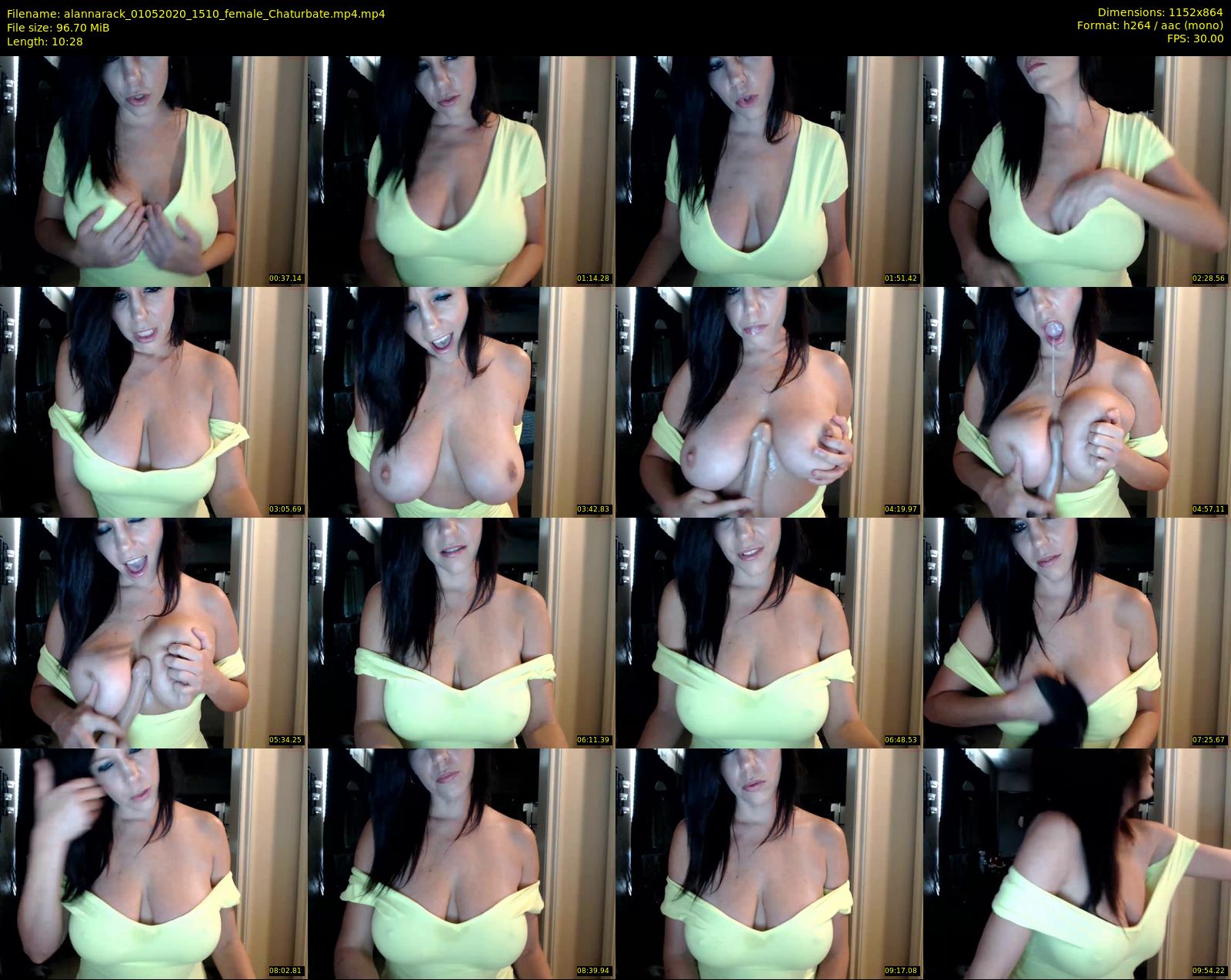alannarack — 11 minute Chaturbate female cam show recording, 720p, May 1, 2020