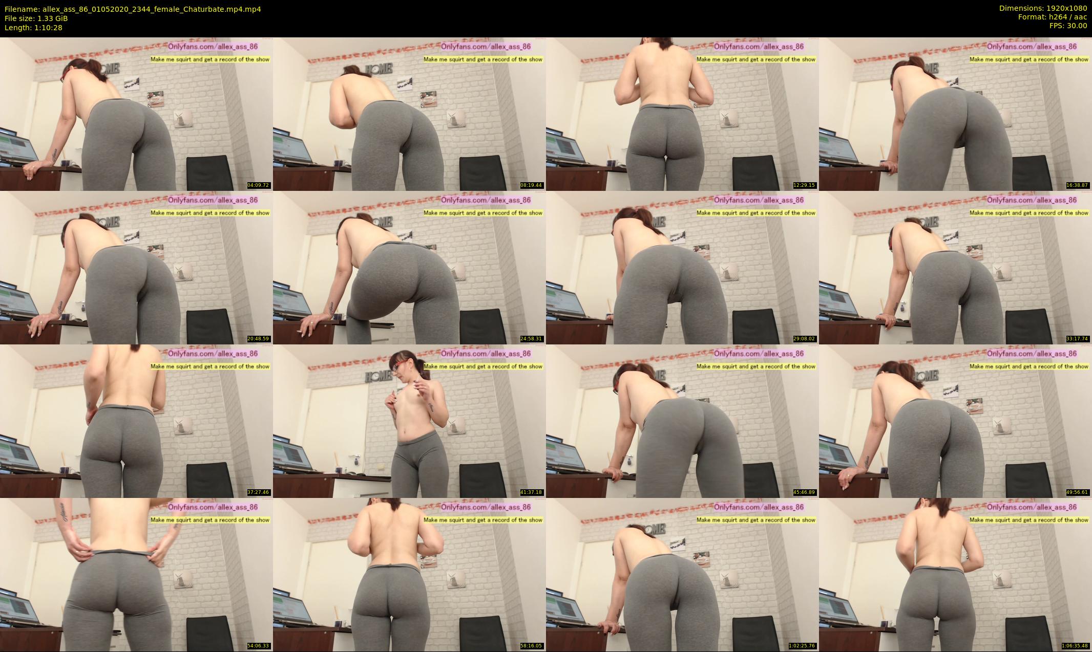 allex_ass_86 — 71 minute Chaturbate female cam show recording, 1080p, May 1, 2020