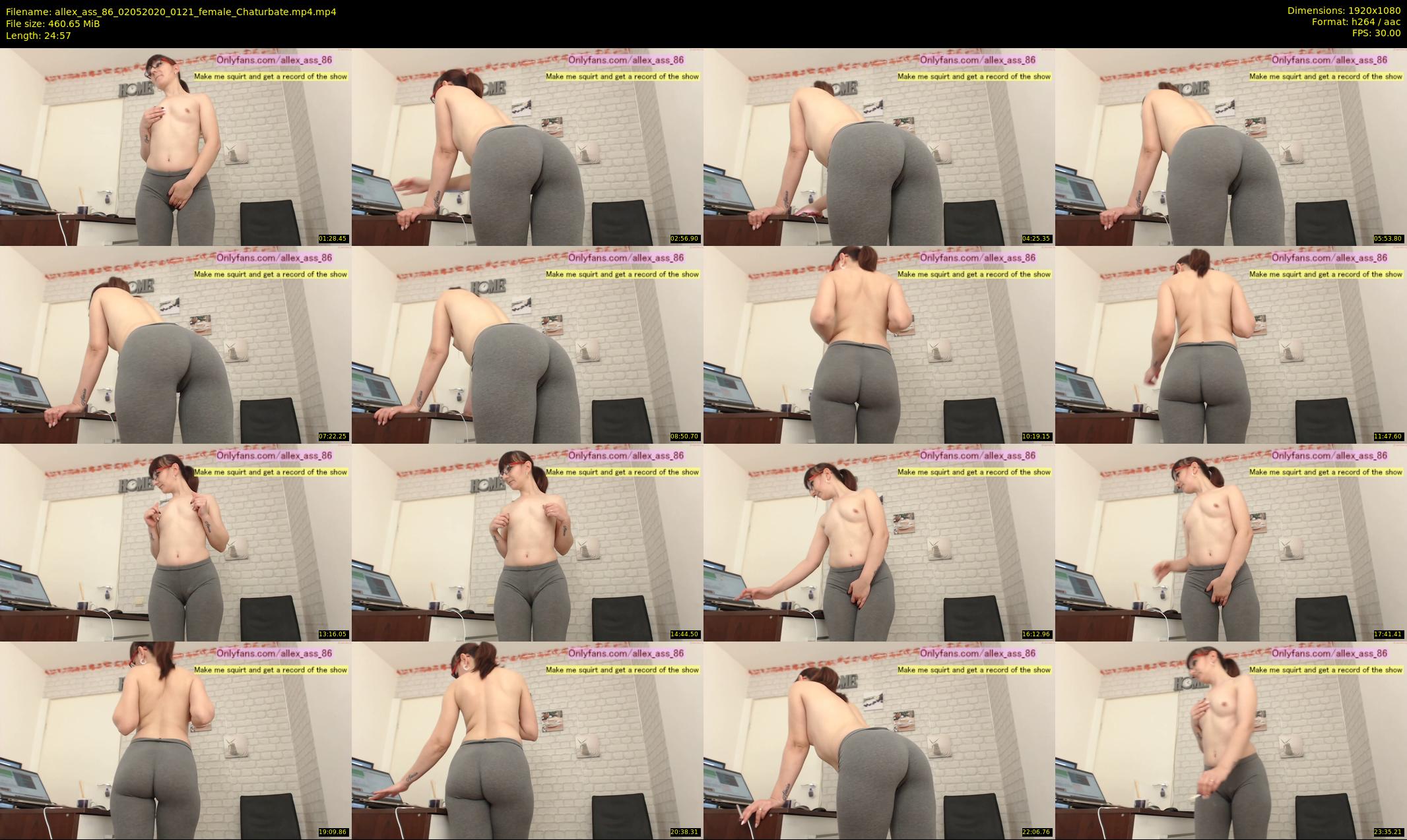 allex_ass_86 — 25 minute Chaturbate female cam show recording, 1080p, May 2, 2020