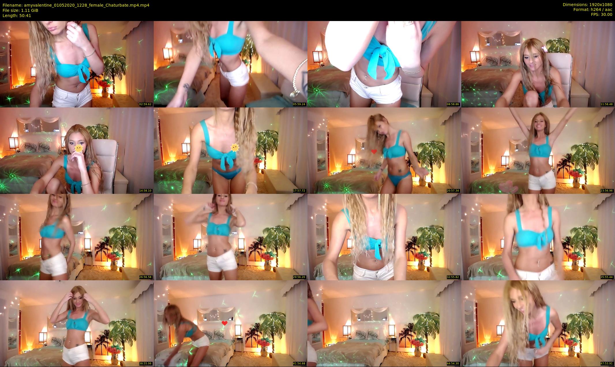 amyvalentine — 51 minute Chaturbate female cam show recording, 1080p, May 1, 2020
