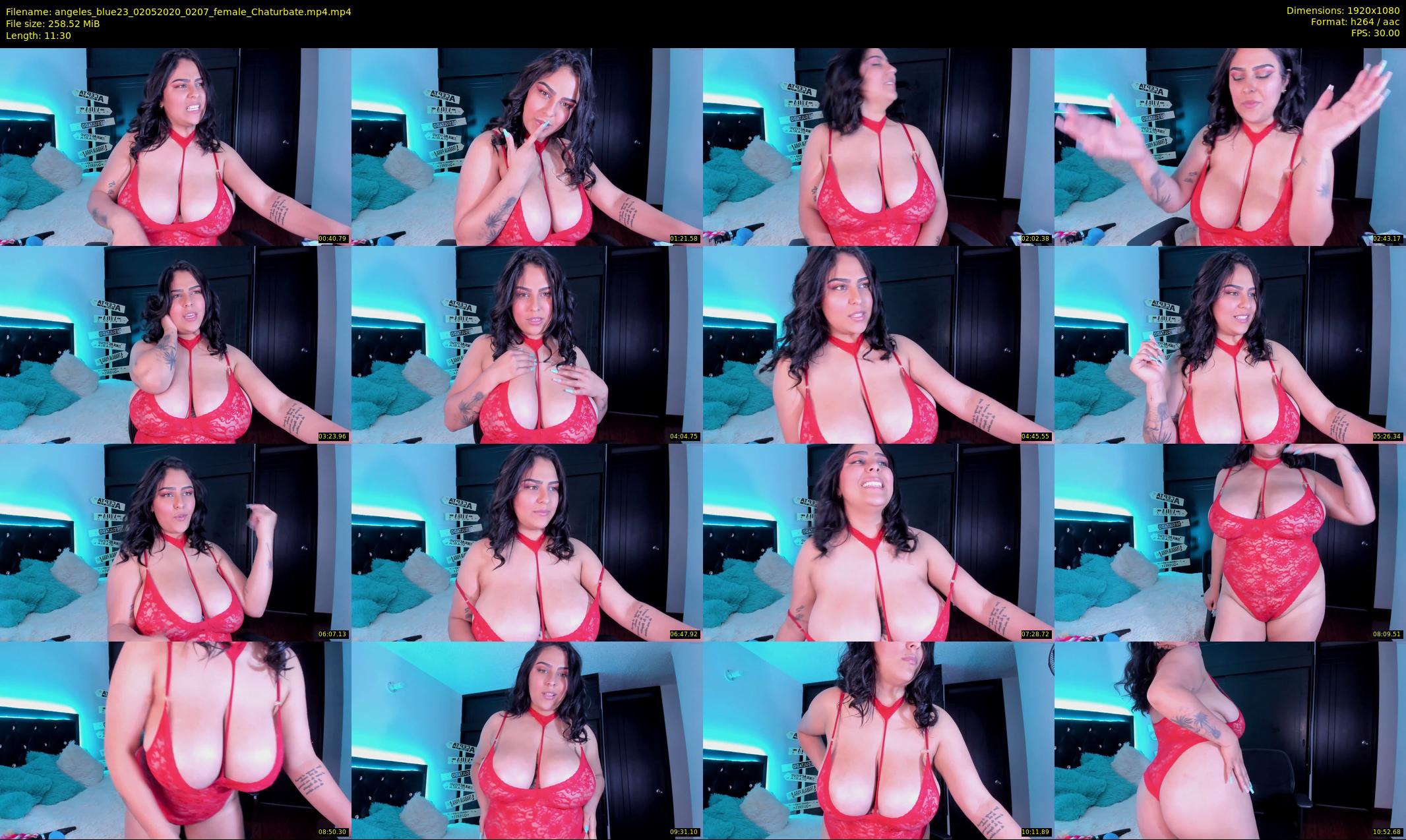 angeles_blue23 — 12 minute Chaturbate female cam show recording, 1080p, May 2, 2020