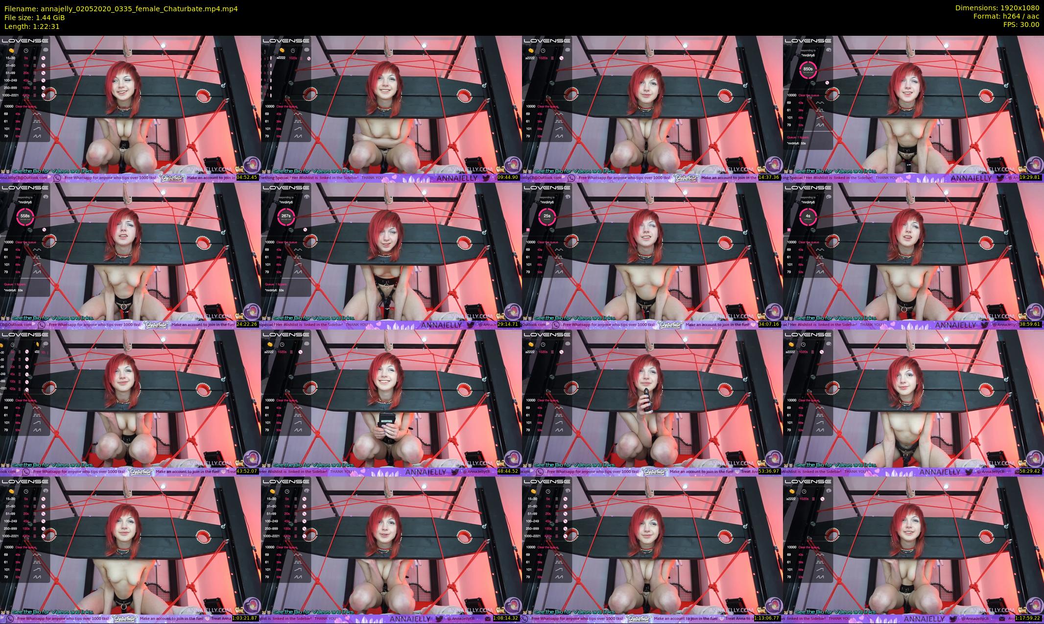 annajelly — 83 minute Chaturbate couple cam show recording, 1080p, May 2, 2020