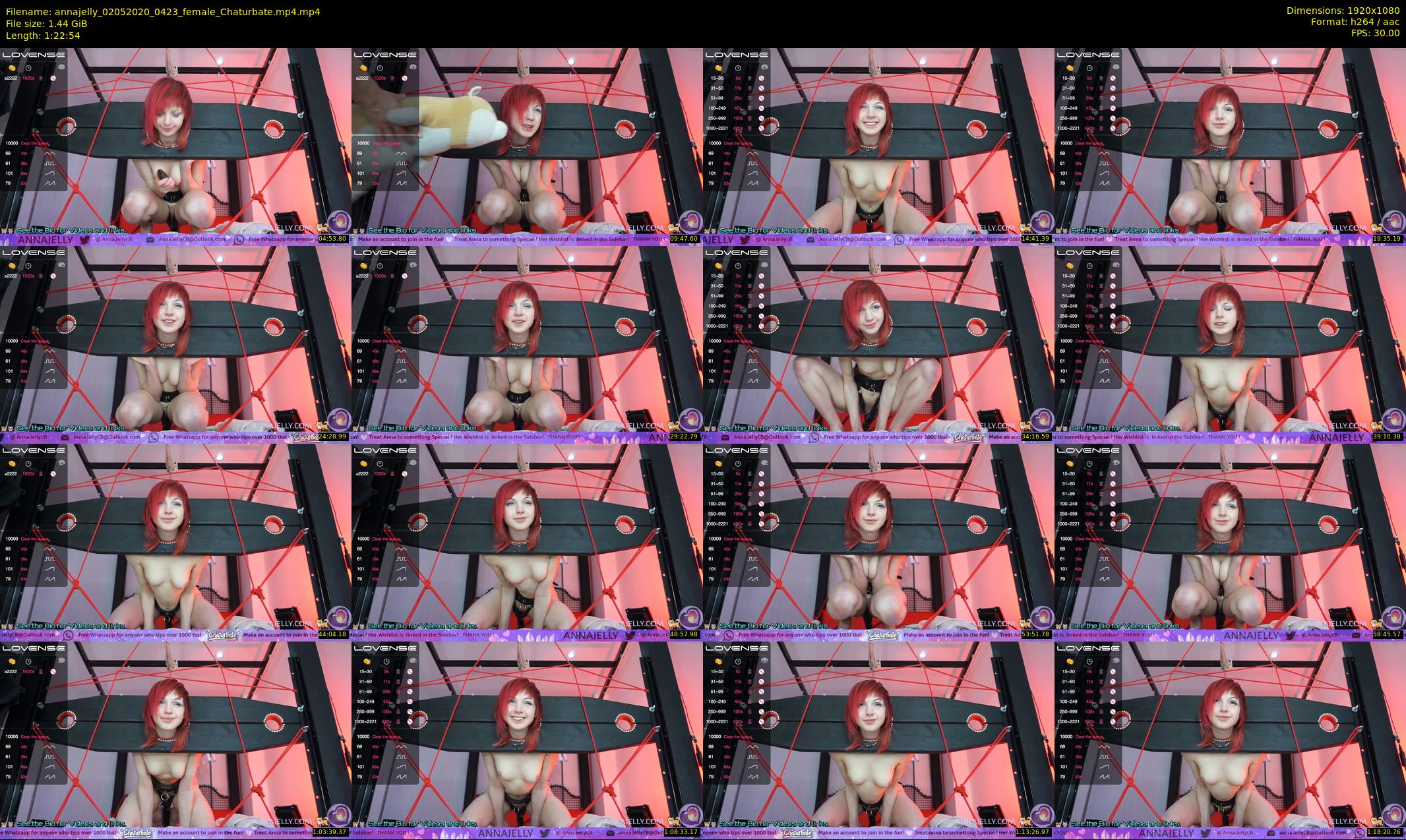 annajelly — 83 minute Chaturbate couple cam show recording, 1080p, May 2, 2020