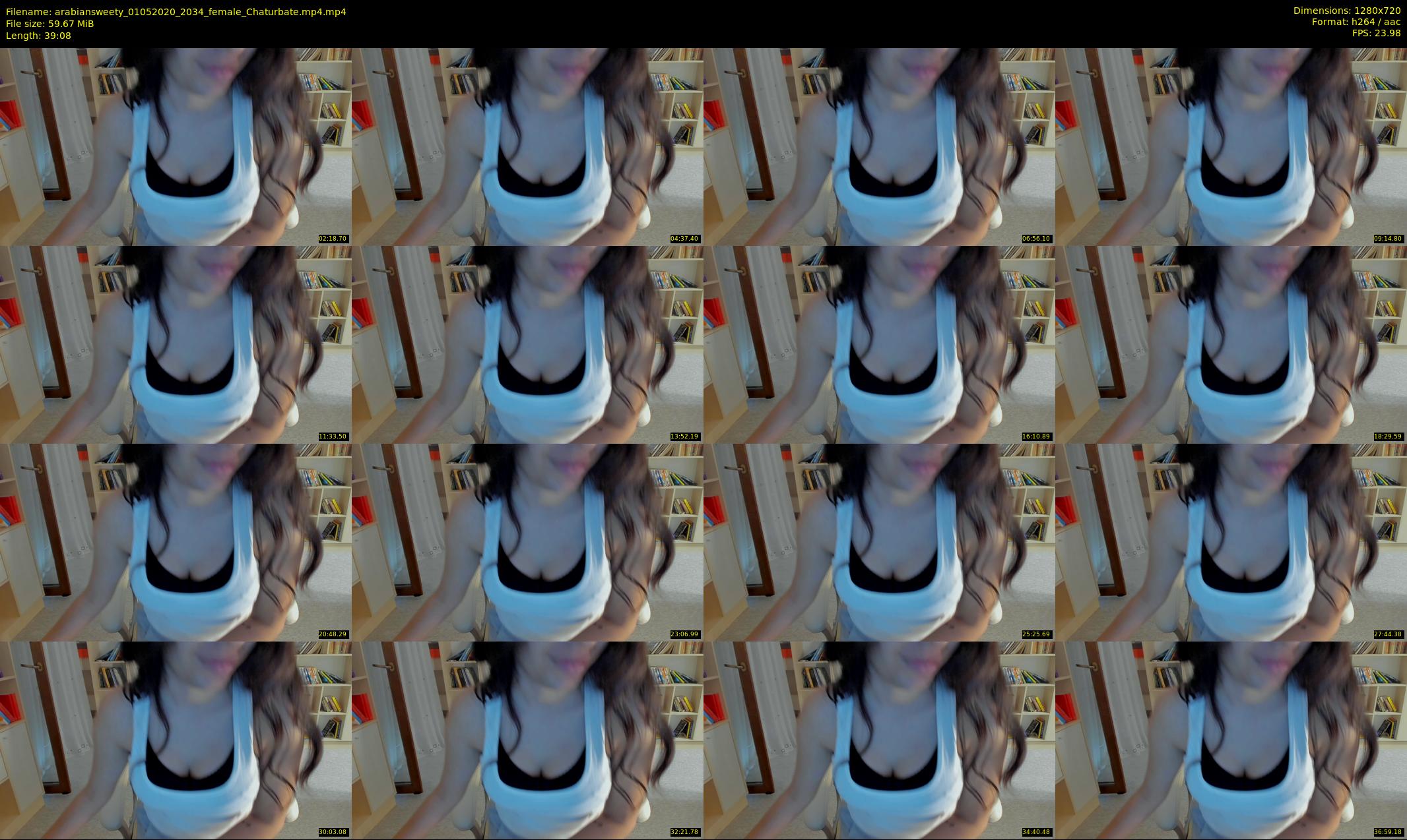 arabiansweety — 40 minute Chaturbate female cam show recording, 720p, May 1, 2020