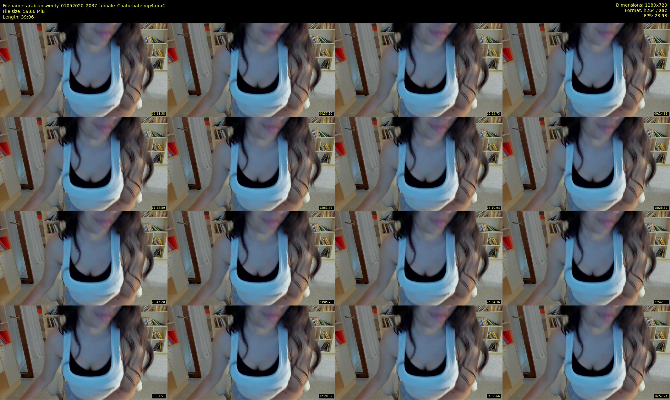 arabiansweety — 40 minute Chaturbate female cam show recording, 720p, May 1, 2020