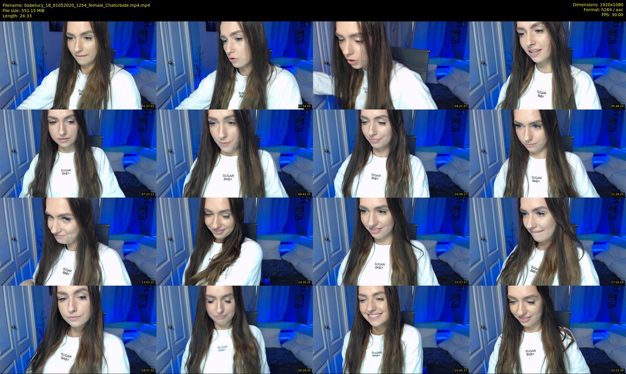 babelucy_18 — 25 minute Chaturbate female cam show recording, 1080p, May 1, 2020