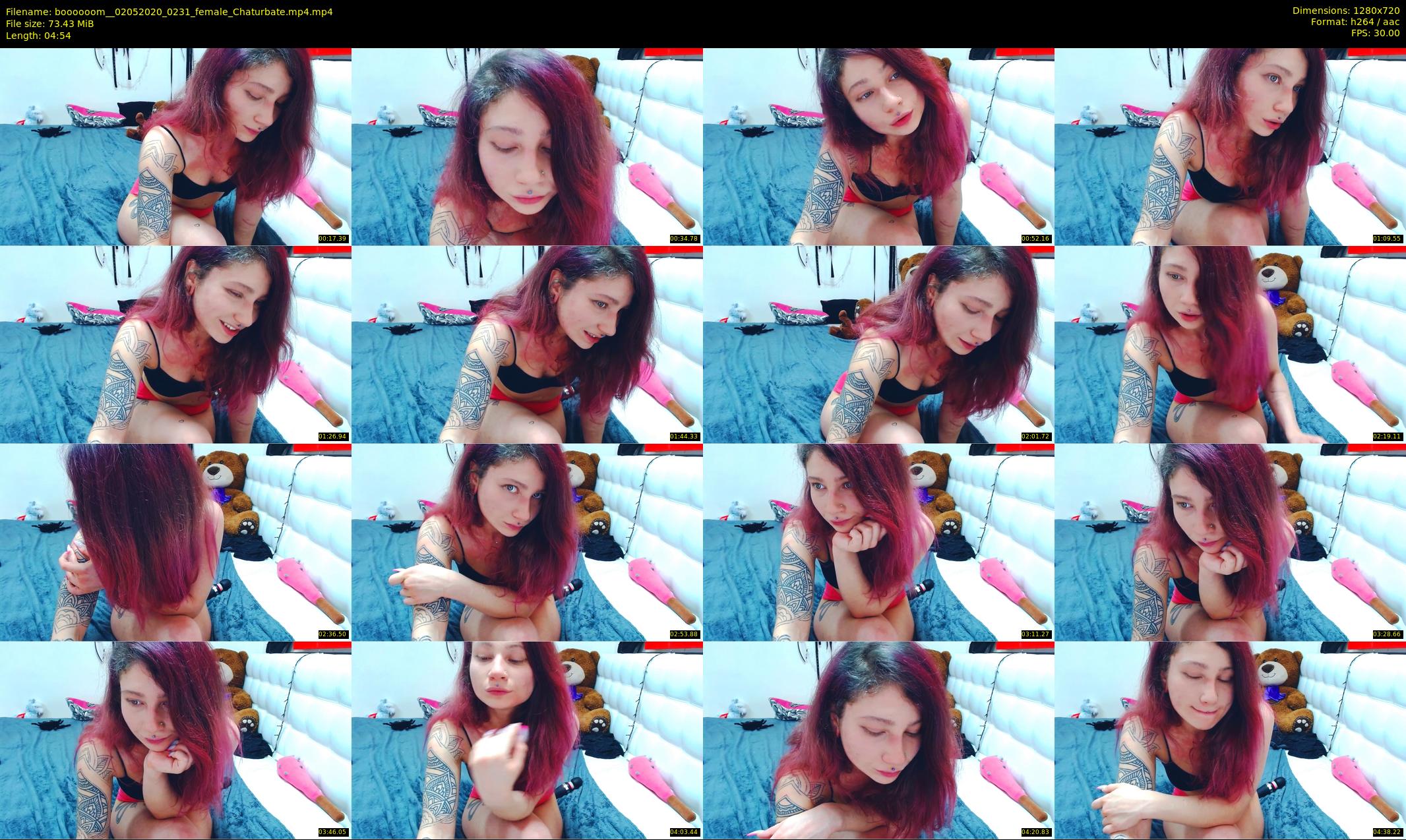 boooooom_ — 5 minute Chaturbate female cam show recording, 720p, May 2, 2020