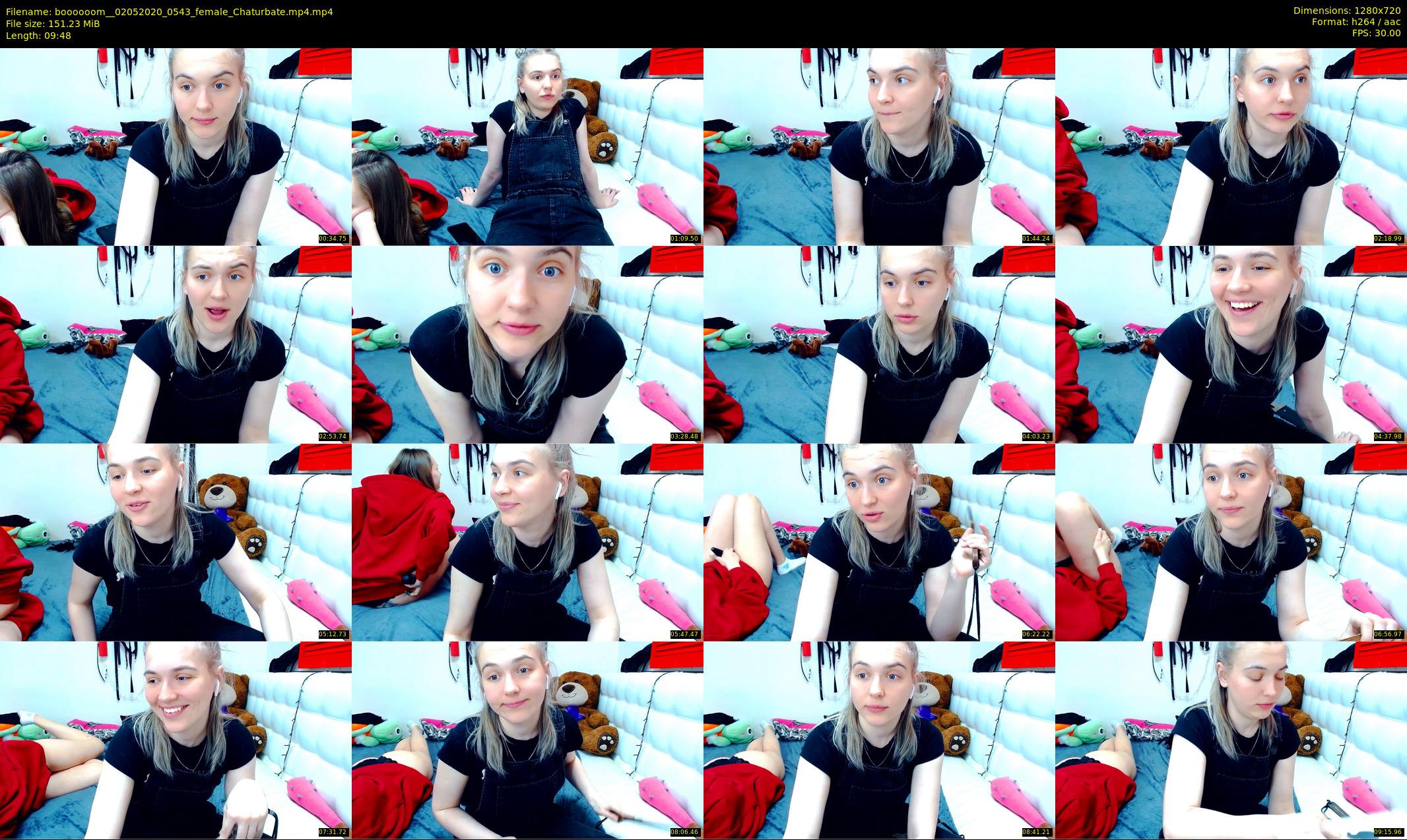 boooooom_ — 10 minute Chaturbate female cam show recording, 720p, May 2, 2020