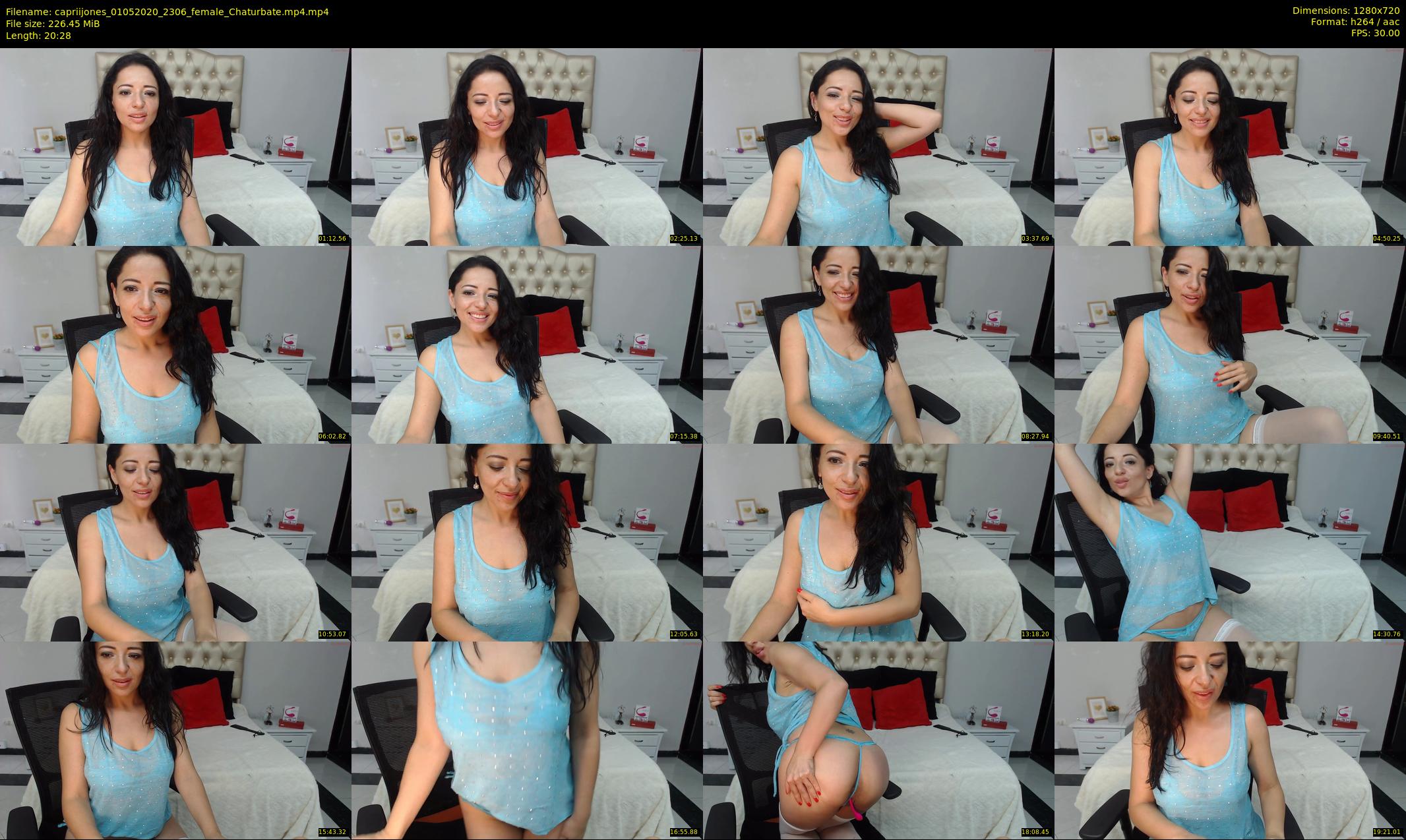 capriijones — 21 minute Chaturbate female cam show recording, 720p, May 1, 2020