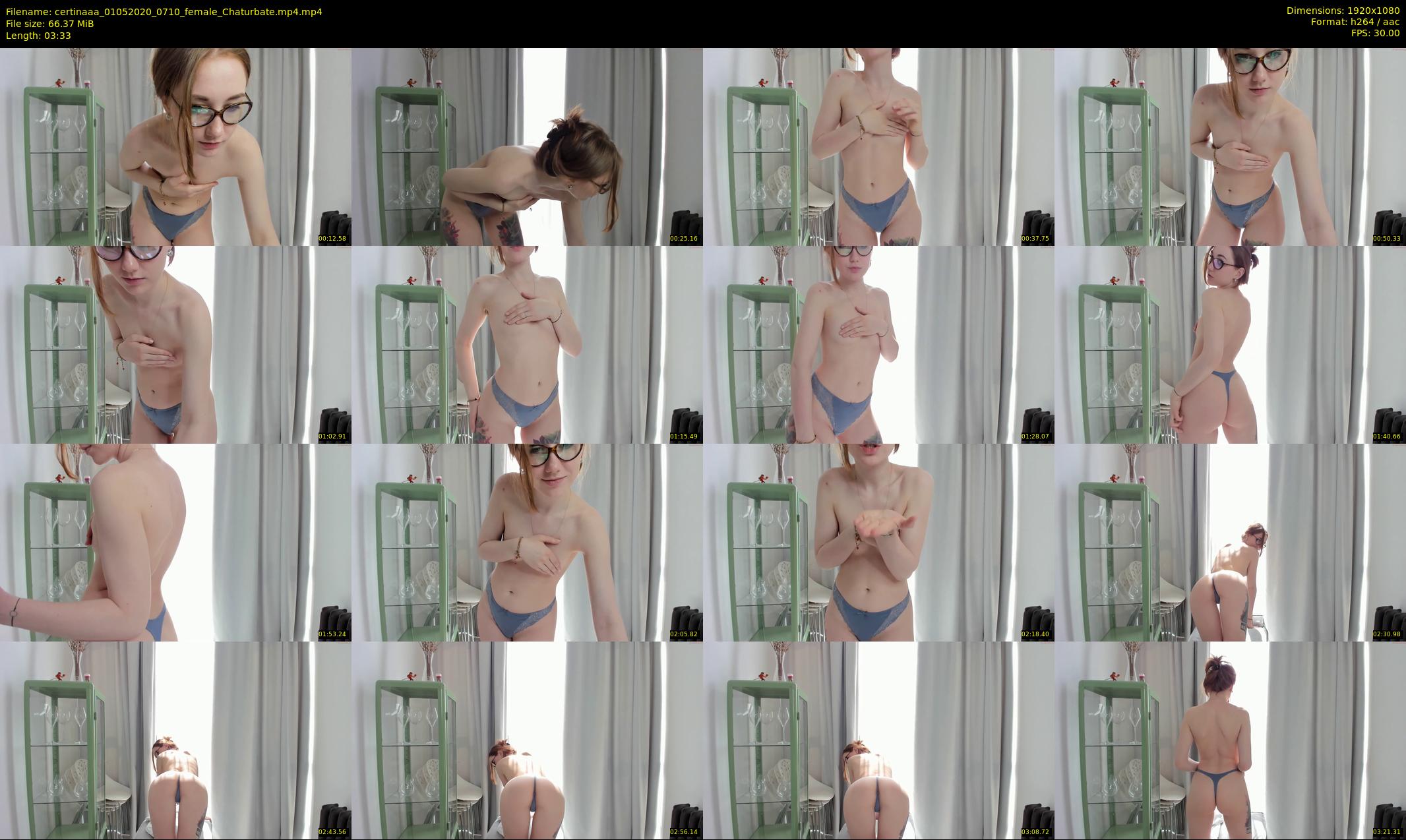 certinaaa — 4 minute Chaturbate female cam show recording, 1080p, May 1, 2020