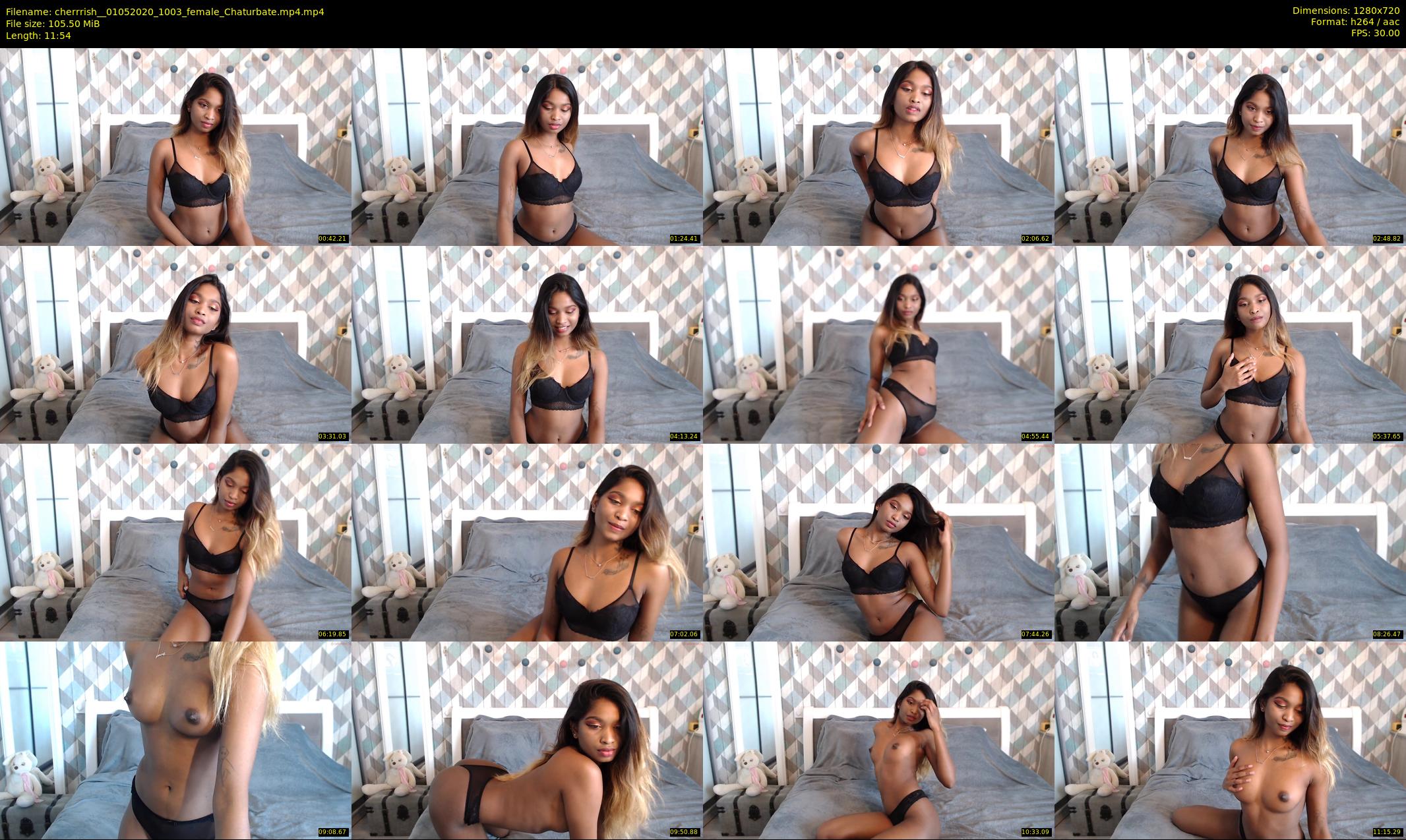 cherrrish_ — 12 minute Chaturbate female cam show recording, 720p, May 1, 2020