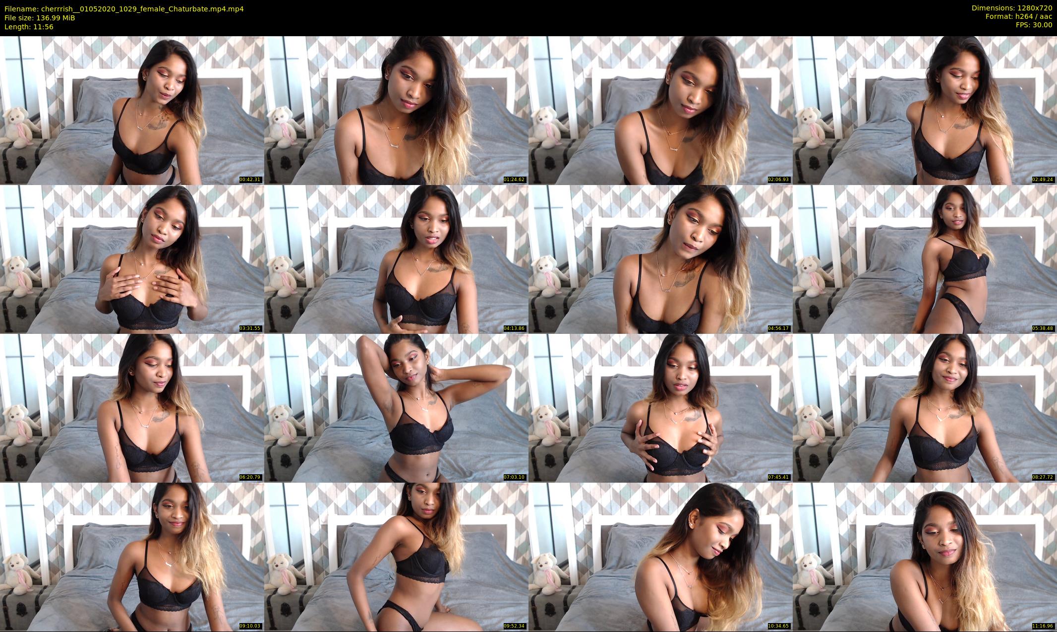 cherrrish_ — 12 minute Chaturbate female cam show recording, 720p, May 1, 2020