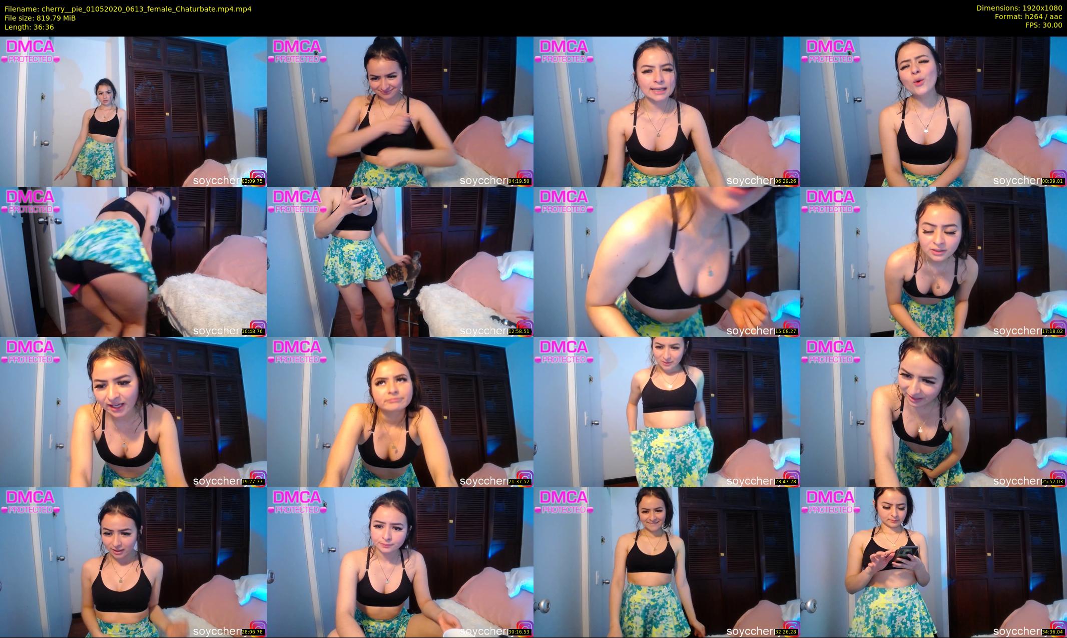 cherry__pie — 37 minute Chaturbate female cam show recording, 1080p, May 1, 2020