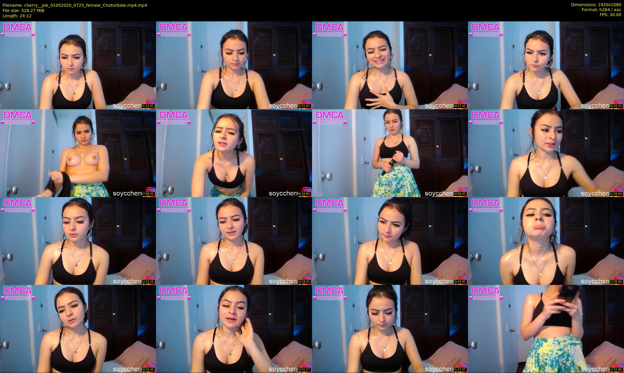 cherry__pie — 25 minute Chaturbate female cam show recording, 1080p, May 1, 2020