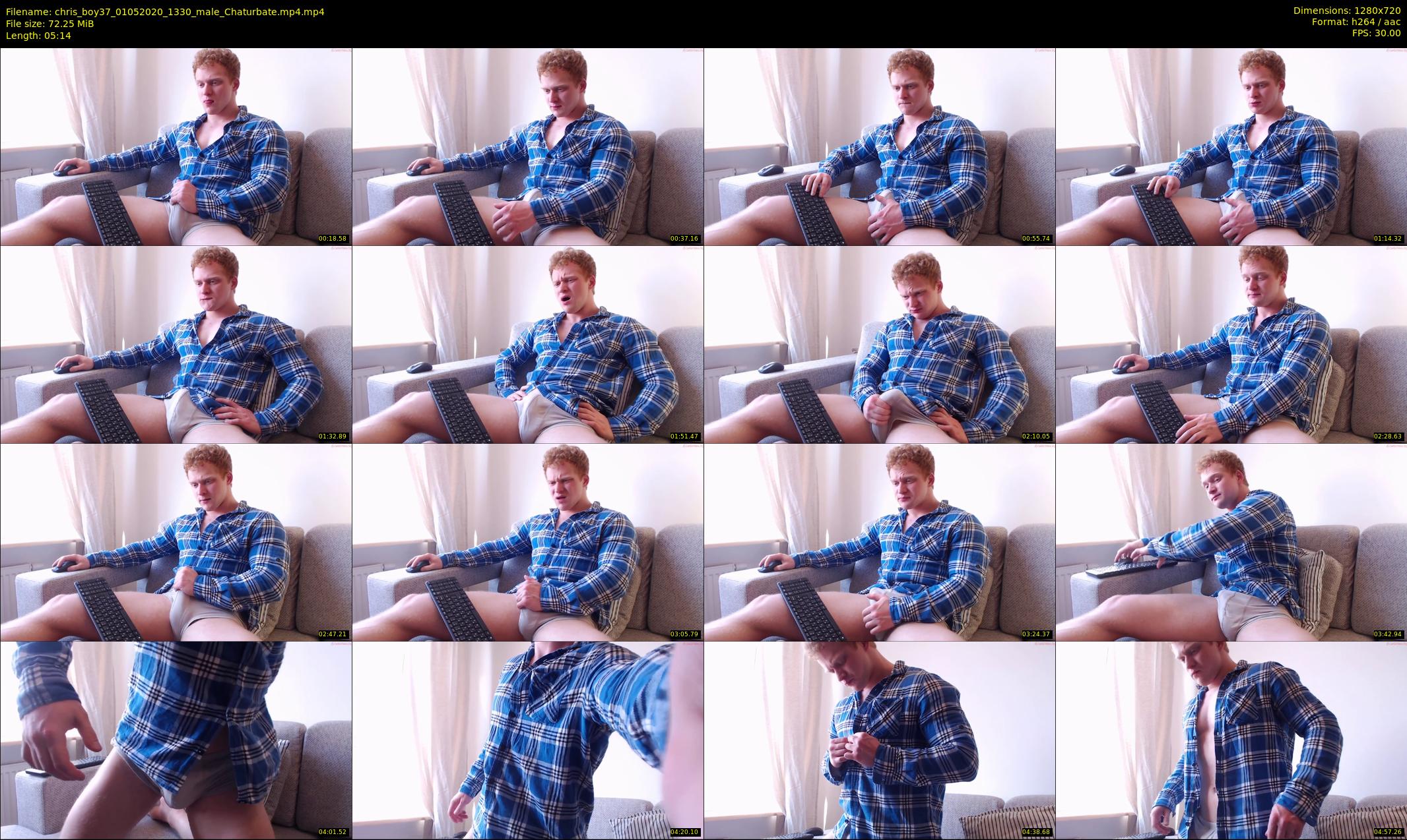 chris_boy37 — 6 minute Chaturbate male cam show recording, 720p, May 1, 2020